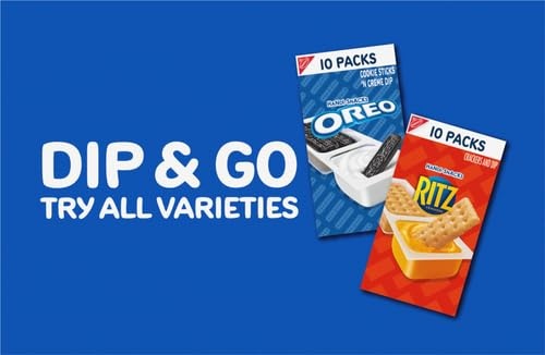 image:imageHandiSnacks OREO Cookie Sticks N Creme Dip Snack Packs 20 Snack PacksChocolate