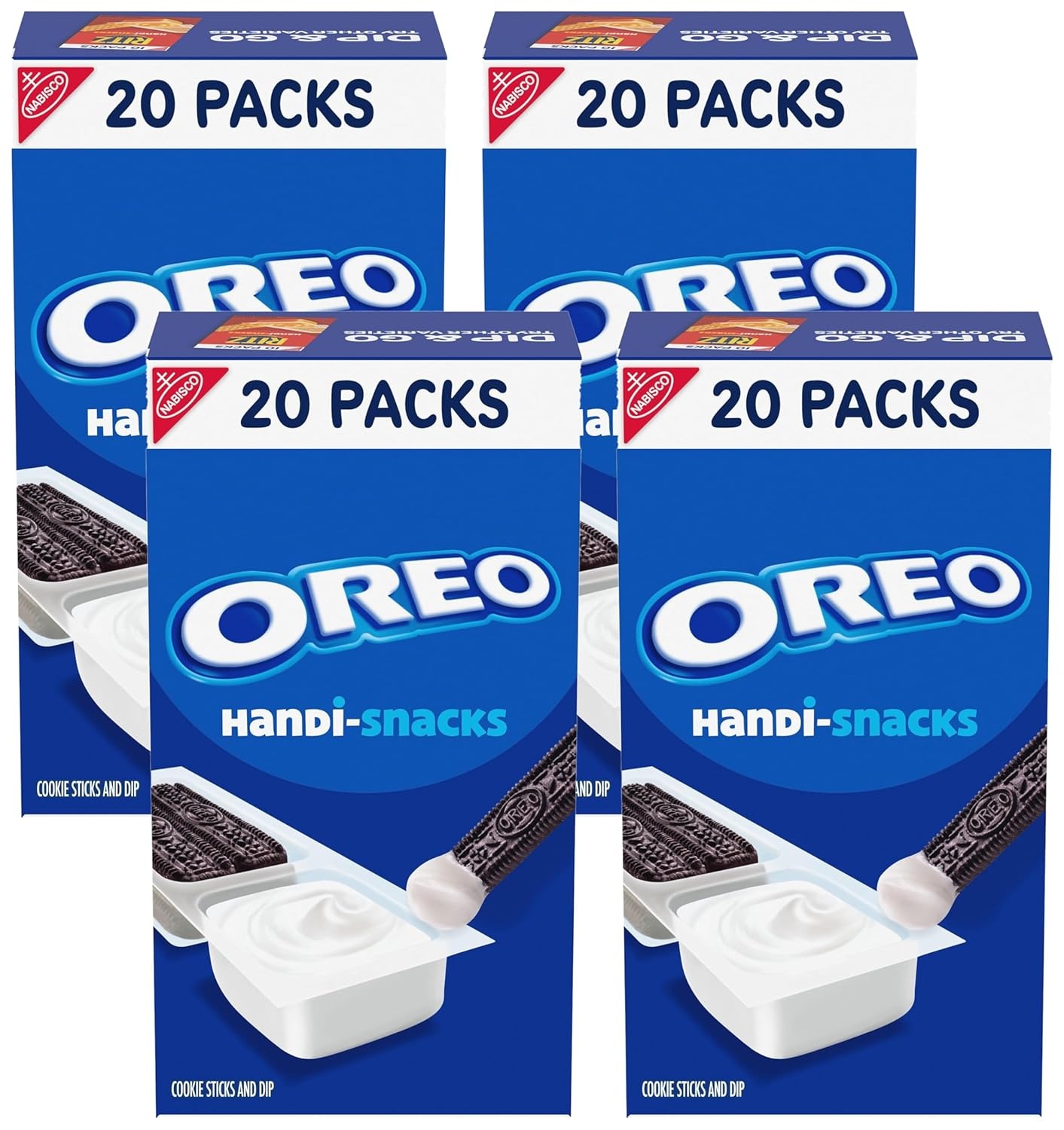 image:imageHandiSnacks OREO Cookie Sticks N Creme Dip Snack Packs 20 Snack PacksChocolate