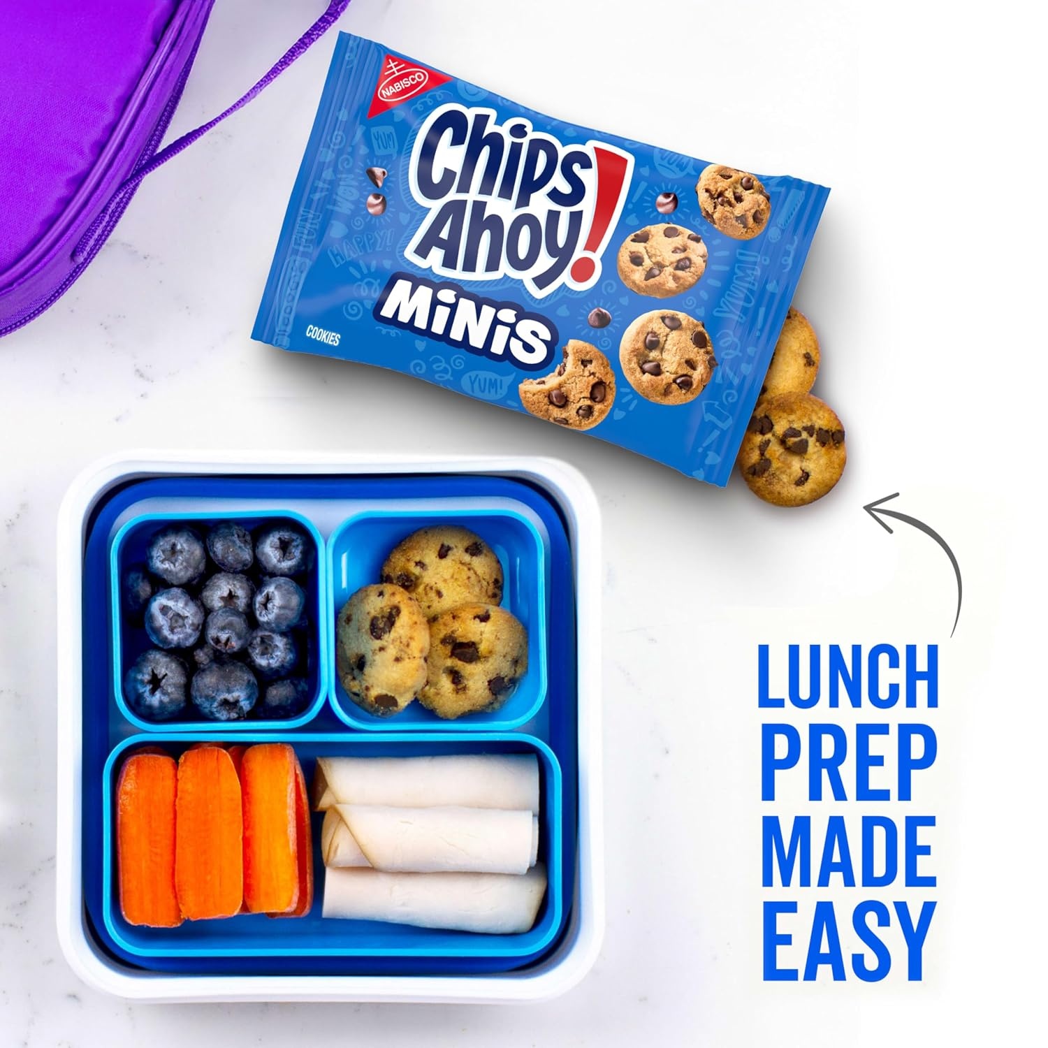 image:imageNabisco Cookies and Candy Variety Pack SOUR PATCH KIDS Soft amp Chewy Gummy Candy OREO Minis and CHIPS AHOY Minis Cookies 30 Snack Packs