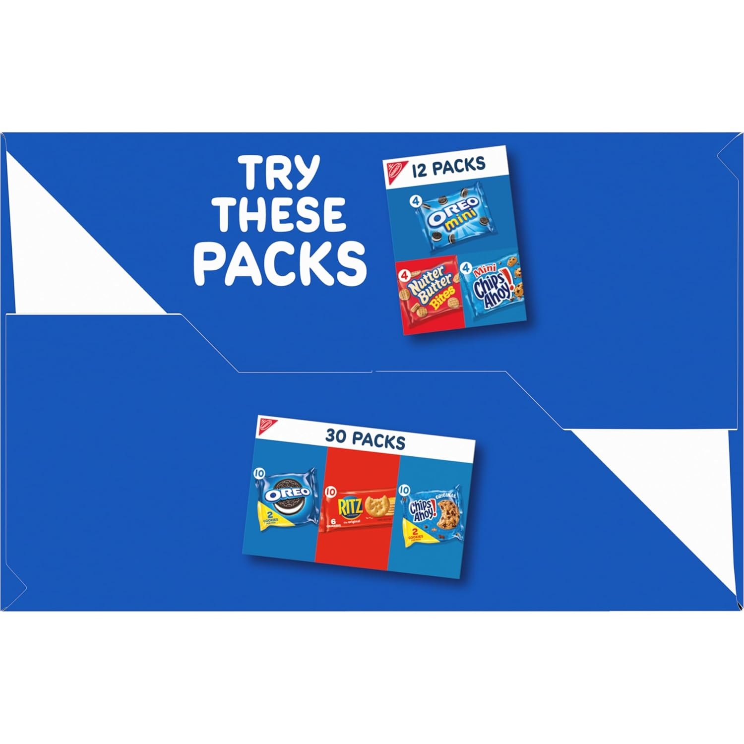 image:imageNabisco Sweet Treats Cookie Variety Pack OREO OREO Golden amp CHIPS AHOY 30 Snack Packs 2 Cookies Per Pack30 Count Pack of 2