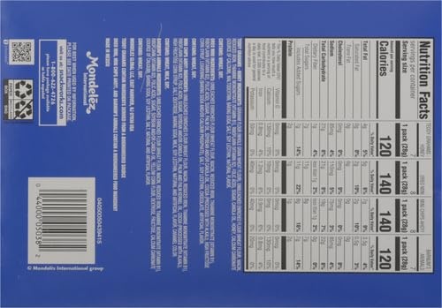 image:imageNabisco Team Favorites Variety Pack Oreo Mini Chips Ahoy Mini Teddy Grahams Honey and Barnums Animal Crackers 30 Snack Packs1 Ounce Pack of 120