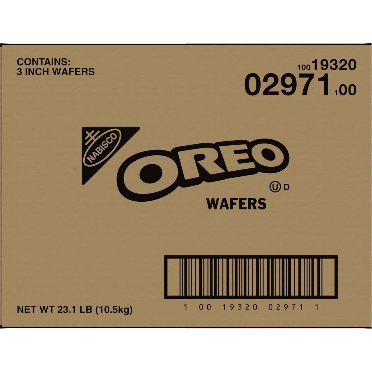 image:imageOREO 3inch Chocolate Wafers 231 lb Box