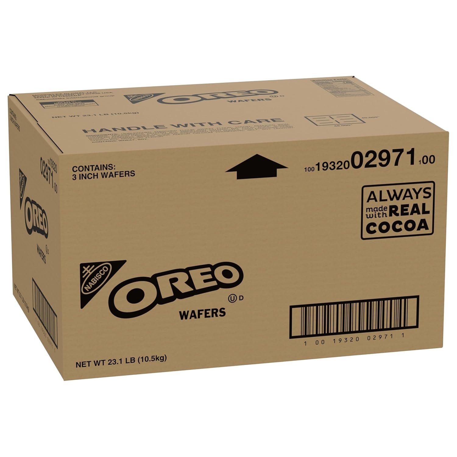 image:imageOREO 3inch Chocolate Wafers 231 lb Box