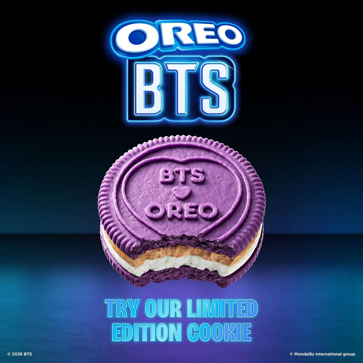 image:imageOREO BTS Sandwich Cookies Limited Edition 1068 oz102 oz pack of 10