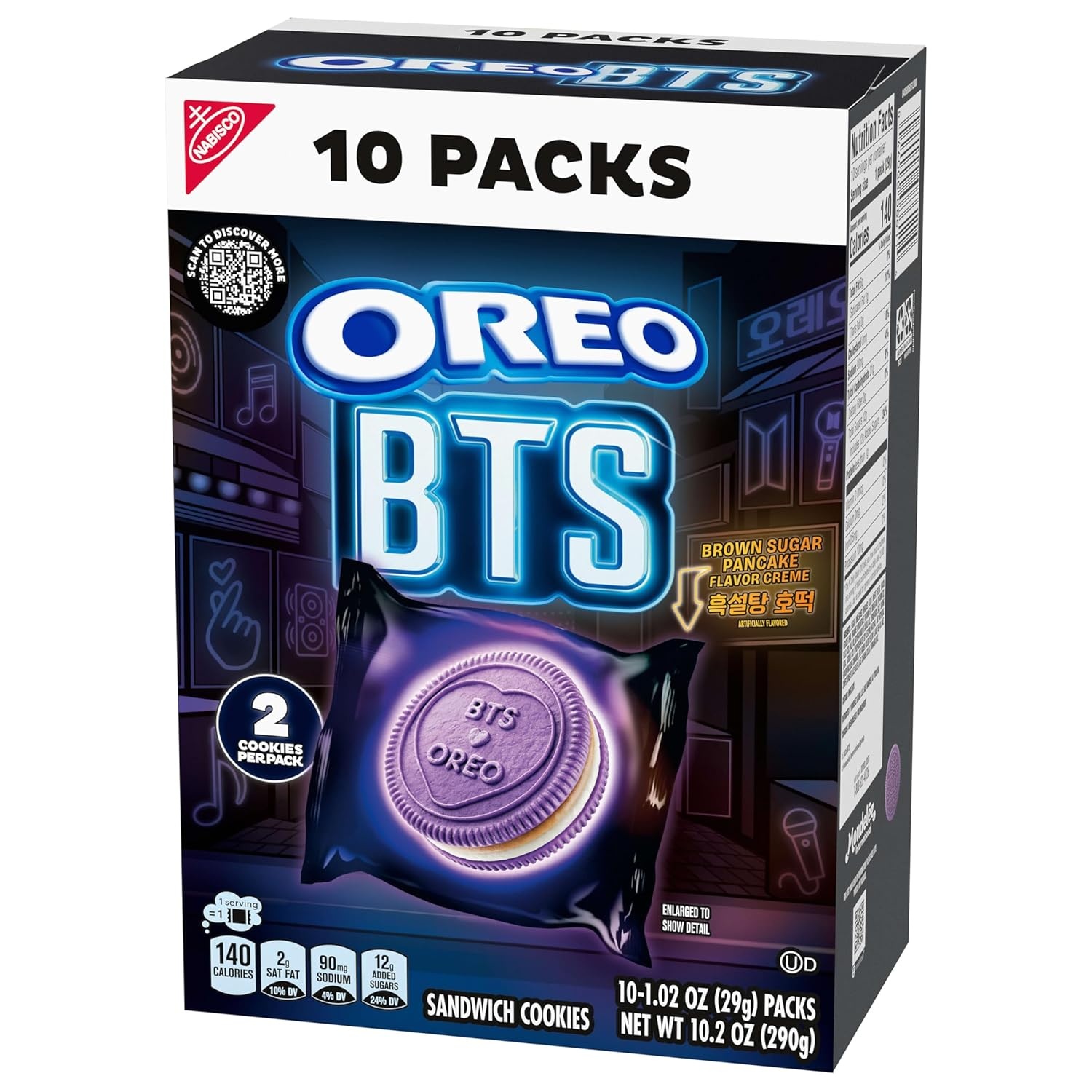 image:imageOREO BTS Sandwich Cookies Limited Edition 1068 oz102 oz pack of 10