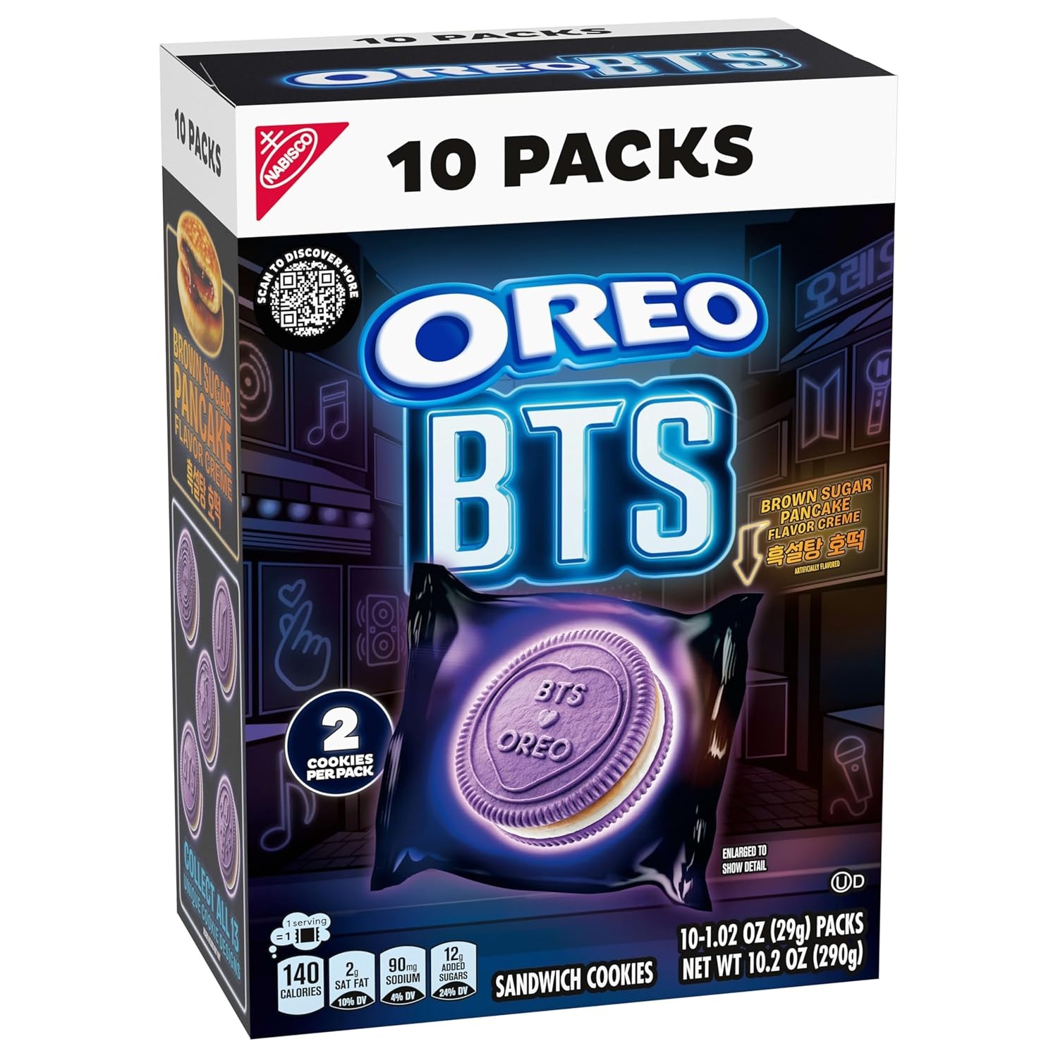image:imageOREO BTS Sandwich Cookies Limited Edition 1068 oz102 oz pack of 10