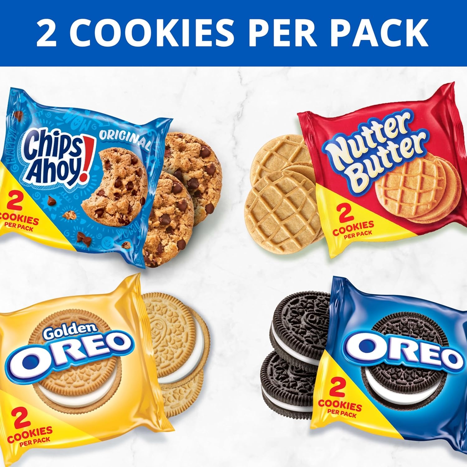 image:imageOREO CHIPS AHOY Nutter Butter SOUR PATCH KIDS amp SWEDISH FISH Candy amp Cookies Variety Pack 40 Snack Packs40 Piece Set