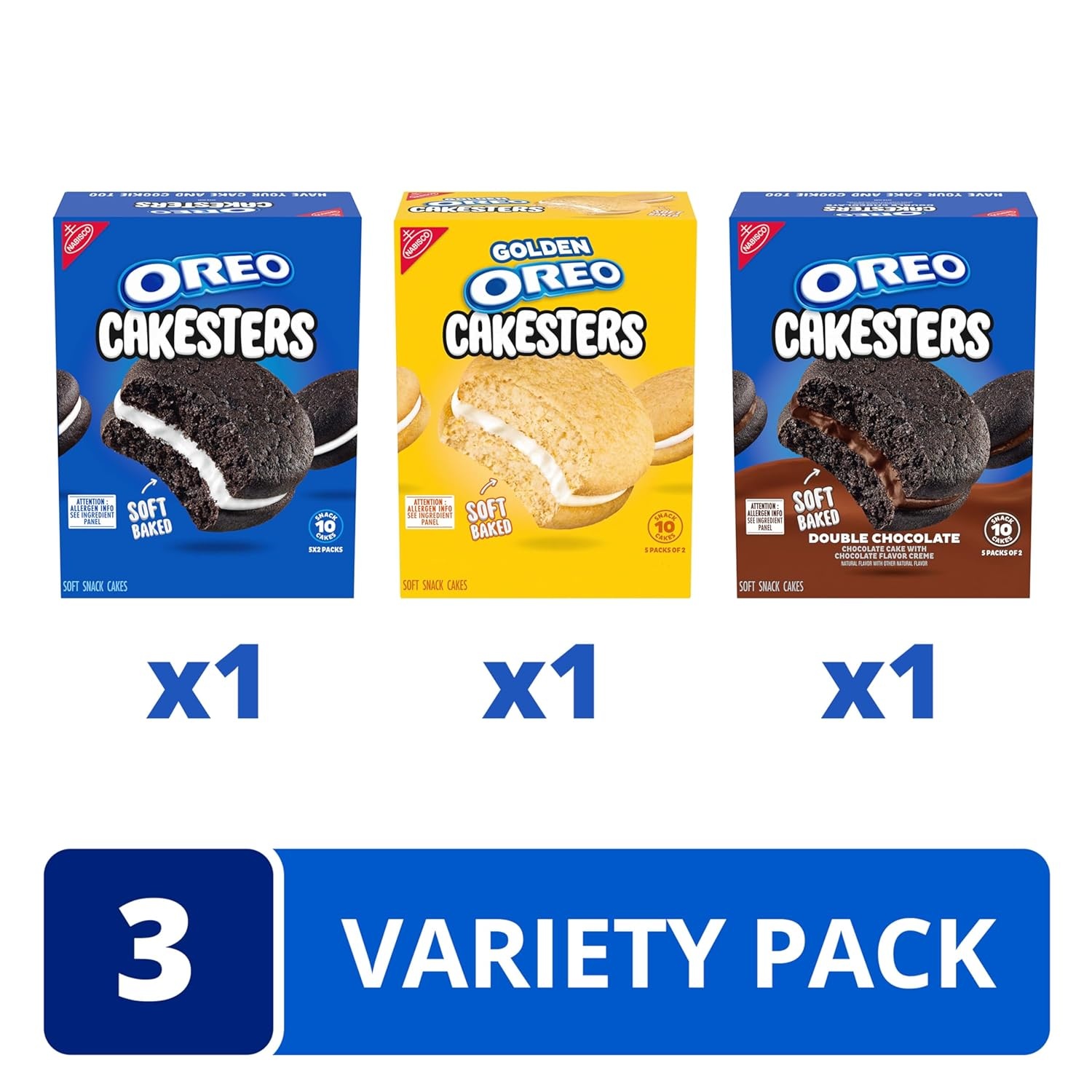 image:imageOREO Cakesters Confetti Cake Soft Snack Cakes 5202 oz Snack PacksAssorted