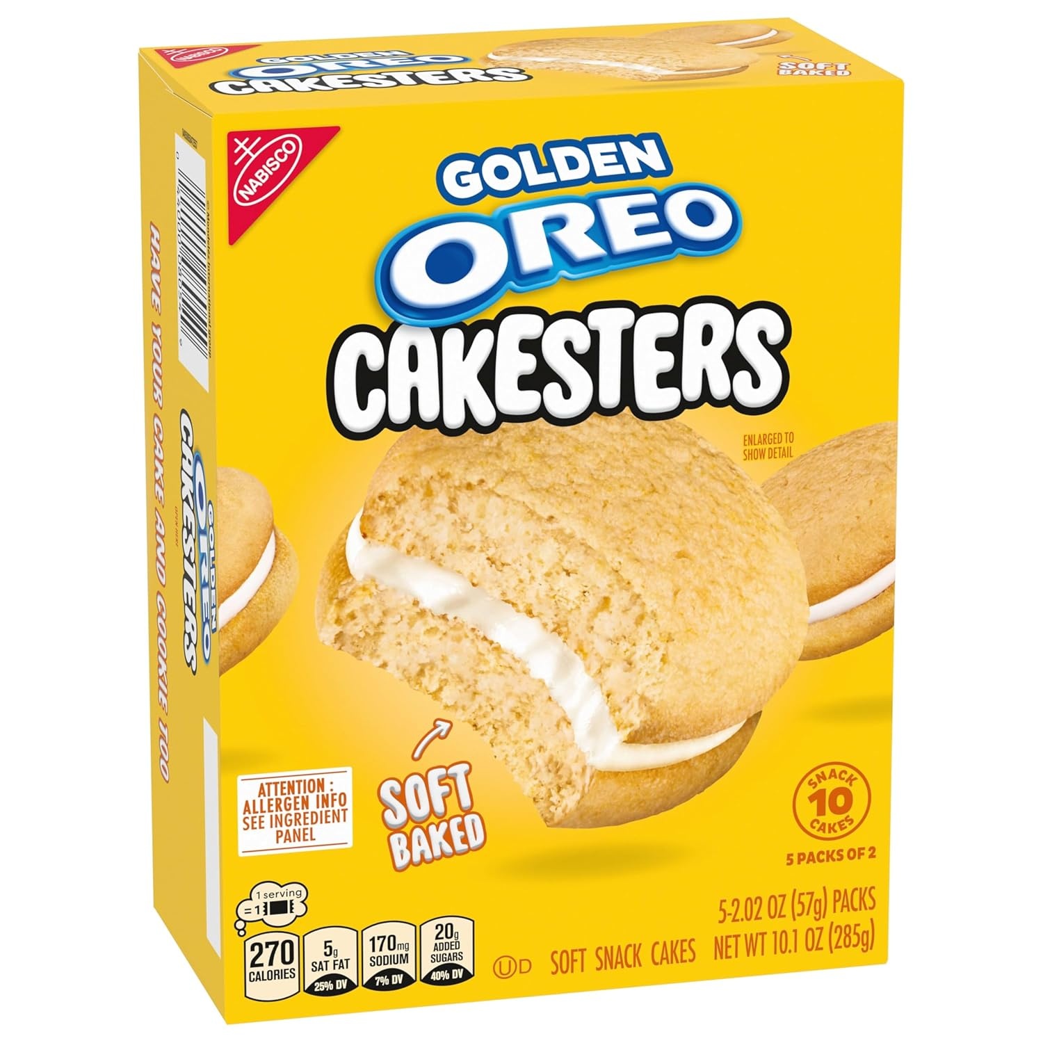 image:imageOREO Cakesters Confetti Cake Soft Snack Cakes 5202 oz Snack PacksAssorted