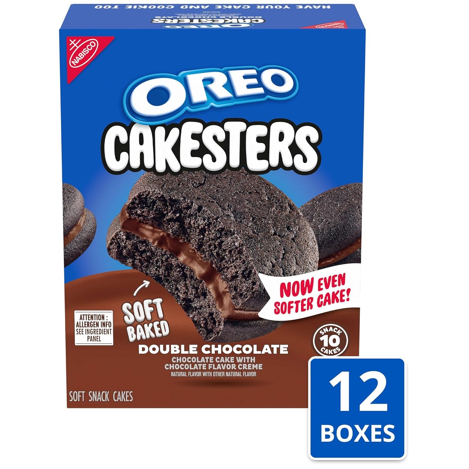 image:imageOREO Cakesters Confetti Cake Soft Snack Cakes 5202 oz Snack PacksChocolate