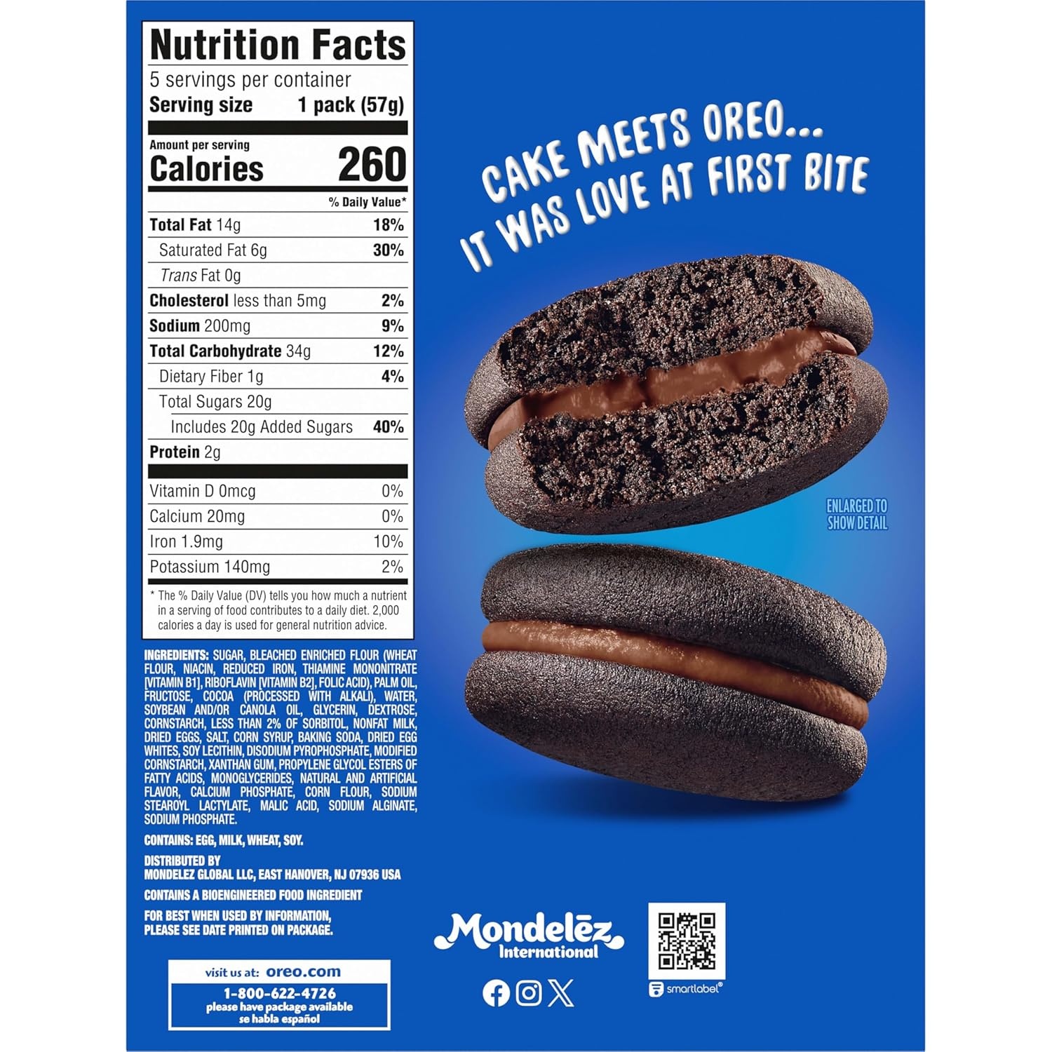 image:imageOREO Cakesters Confetti Cake Soft Snack Cakes 5202 oz Snack PacksChocolate