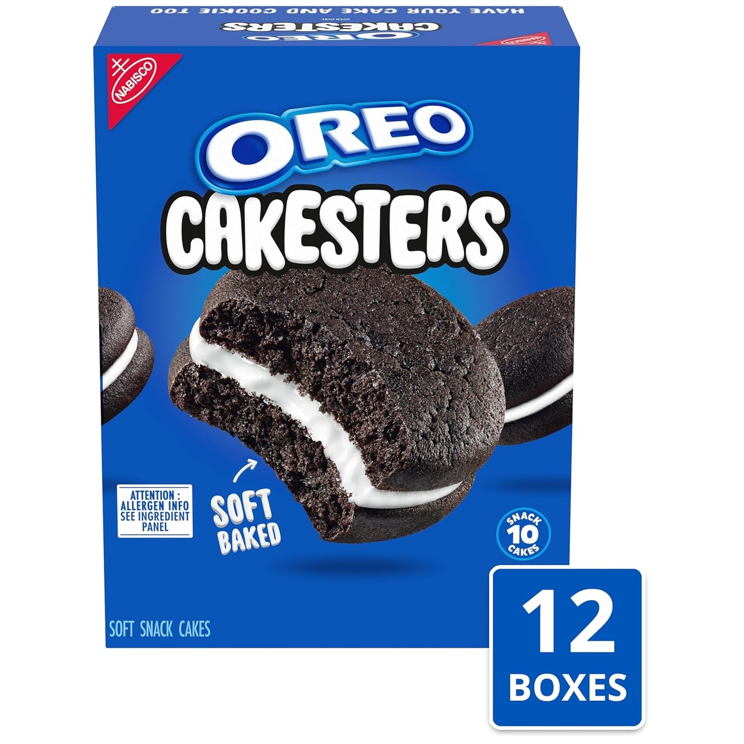 image:imageOREO Cakesters Confetti Cake Soft Snack Cakes 5202 oz Snack PacksTraditional