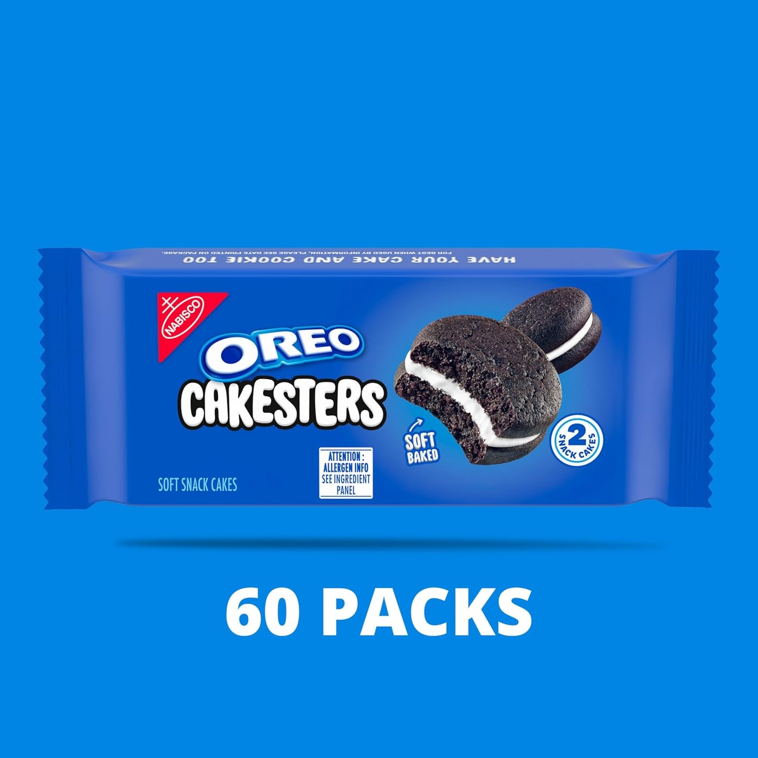 image:imageOREO Cakesters Confetti Cake Soft Snack Cakes 5202 oz Snack PacksTraditional