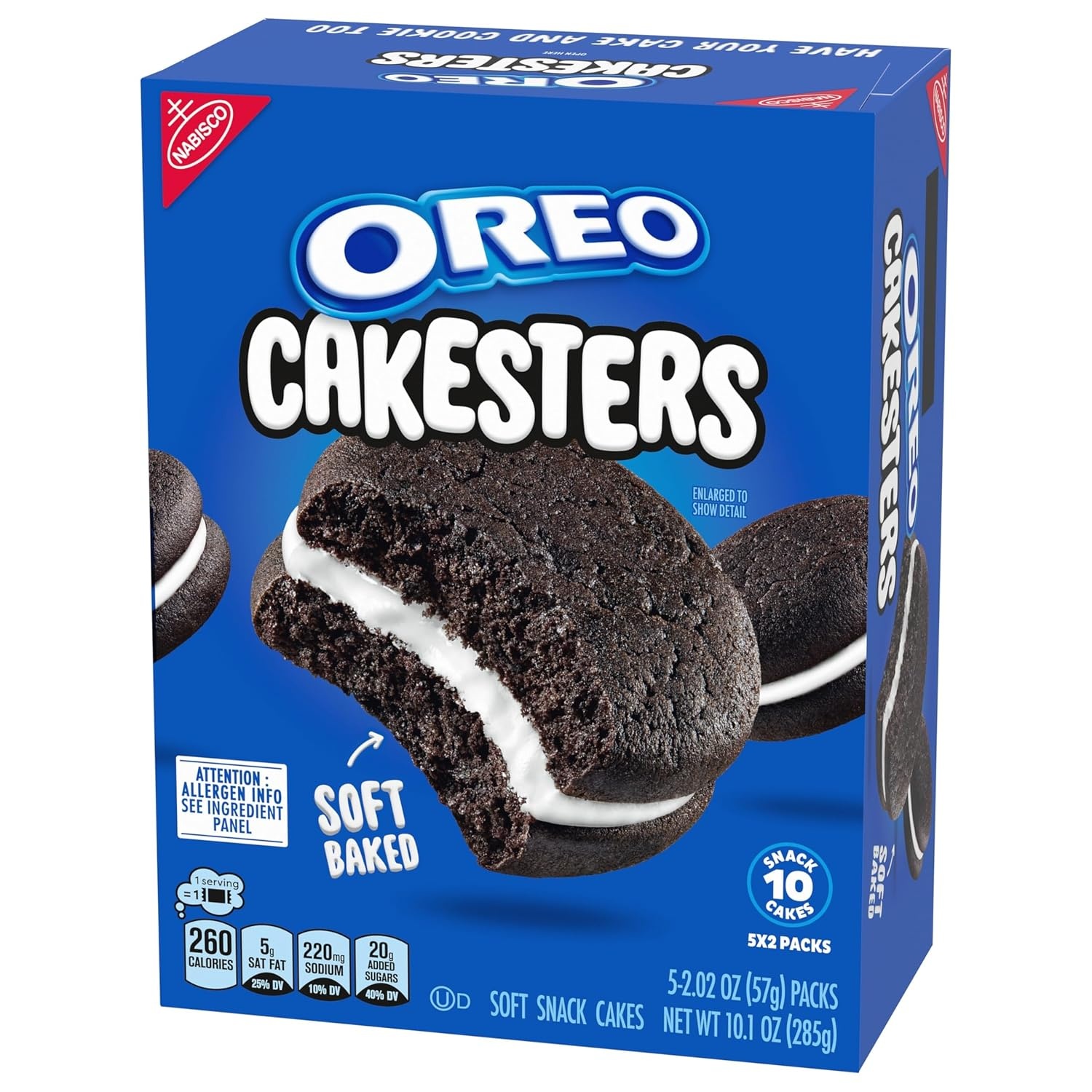 image:imageOREO Cakesters Confetti Cake Soft Snack Cakes 5202 oz Snack PacksTraditional