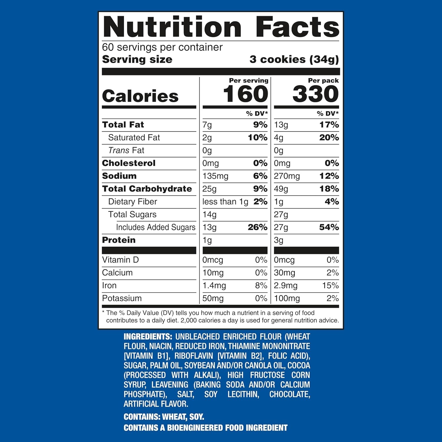 image:imageOREO Chocolate Sandwich Cookies 120 Snack Packs 6 Cookies Per Pack 4 Boxes