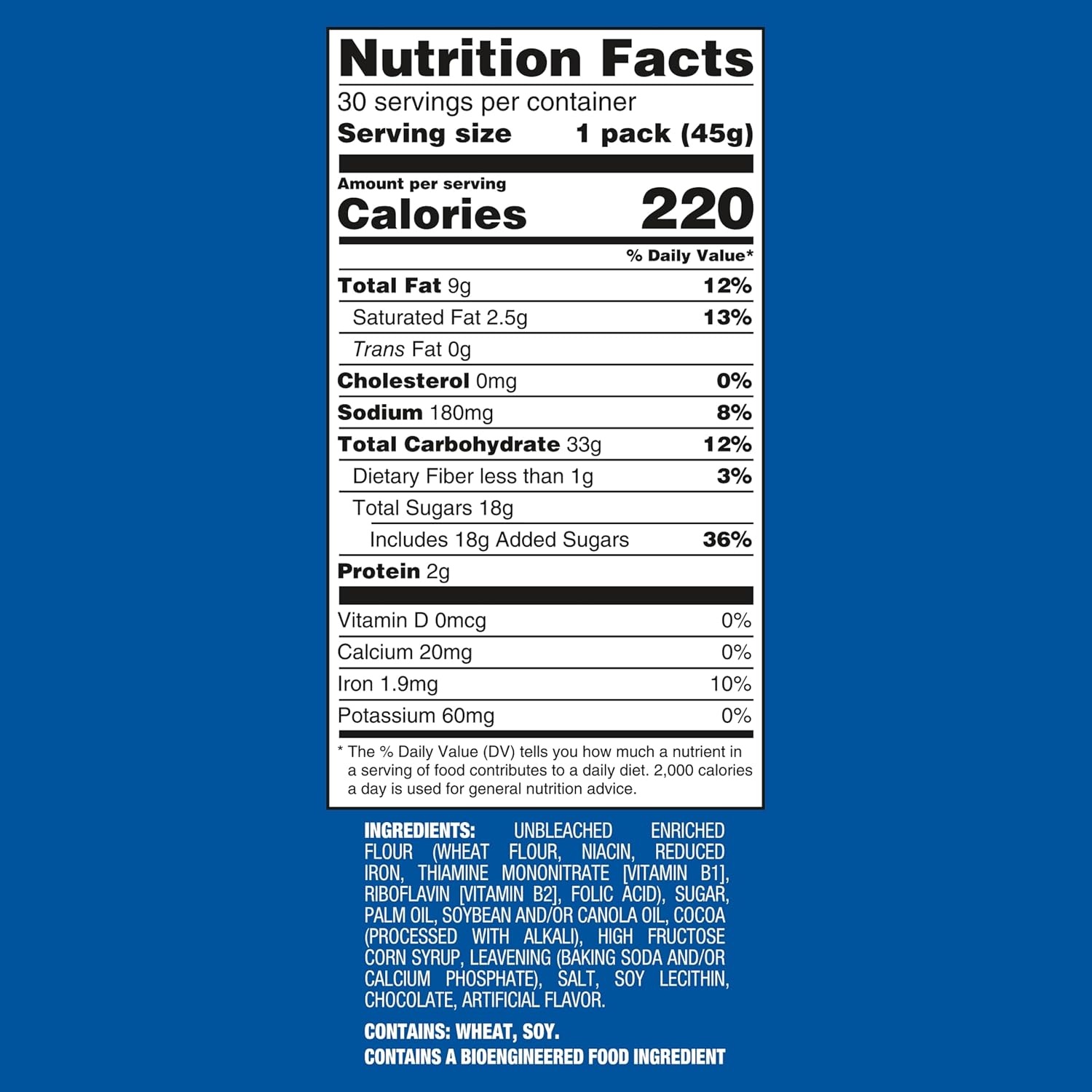 image:imageOREO Chocolate Sandwich Cookies 30 Snack Packs 4 Cookies Per Pack30 Count Pack of 4