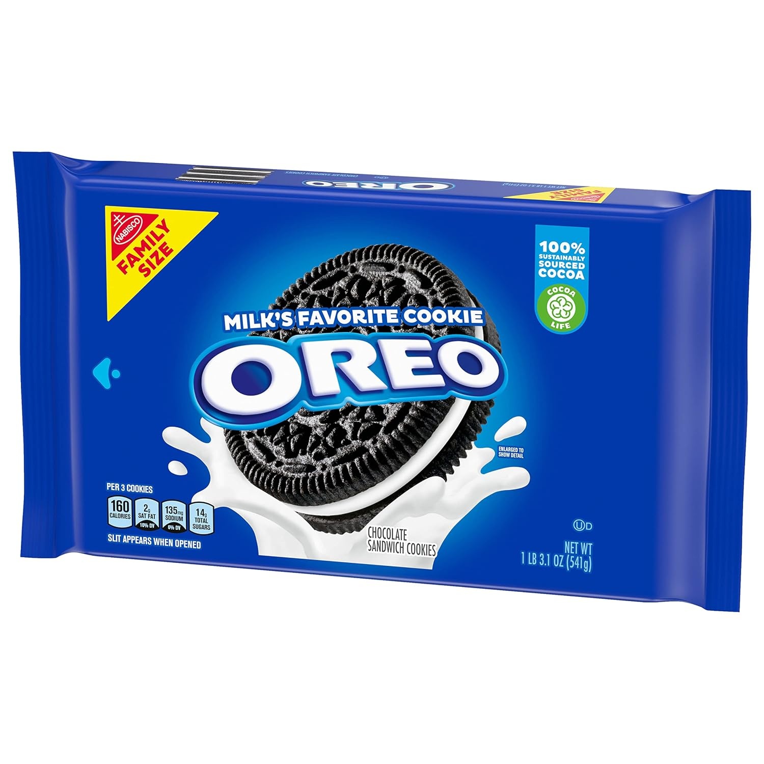 image:imageOREO Chocolate Sandwich Cookies Family Size 12191 oz Packs