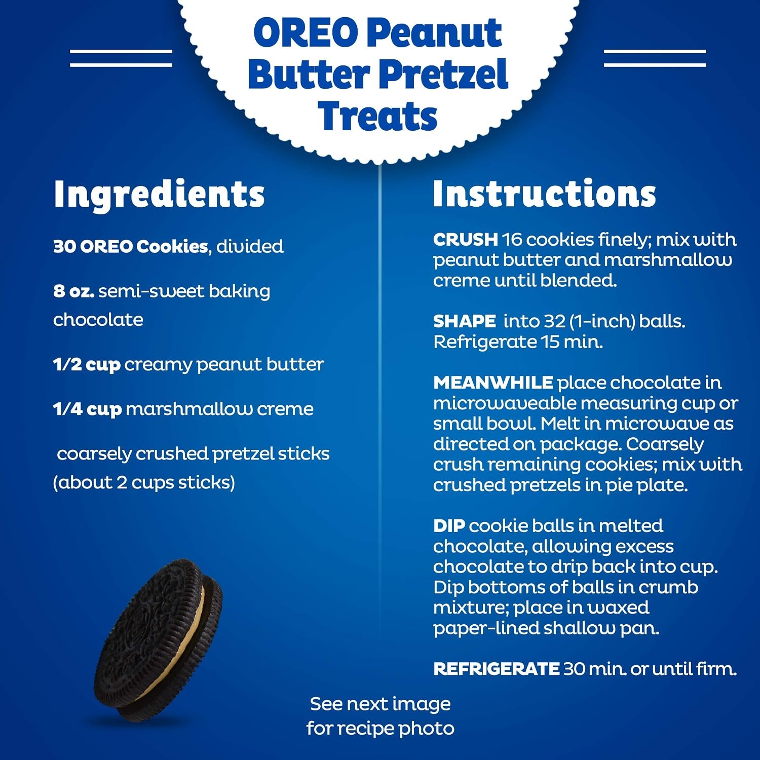 image:imageOREO Chocolate Sandwich Cookies Family Size 3 PacksCHOCOLATE PEANUT BUTTER