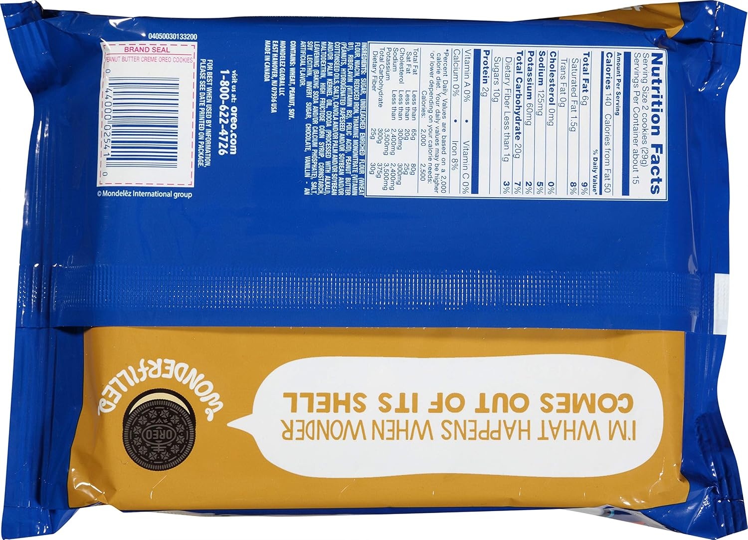 image:imageOREO Chocolate Sandwich Cookies Family Size 3 PacksCHOCOLATE PEANUT BUTTER