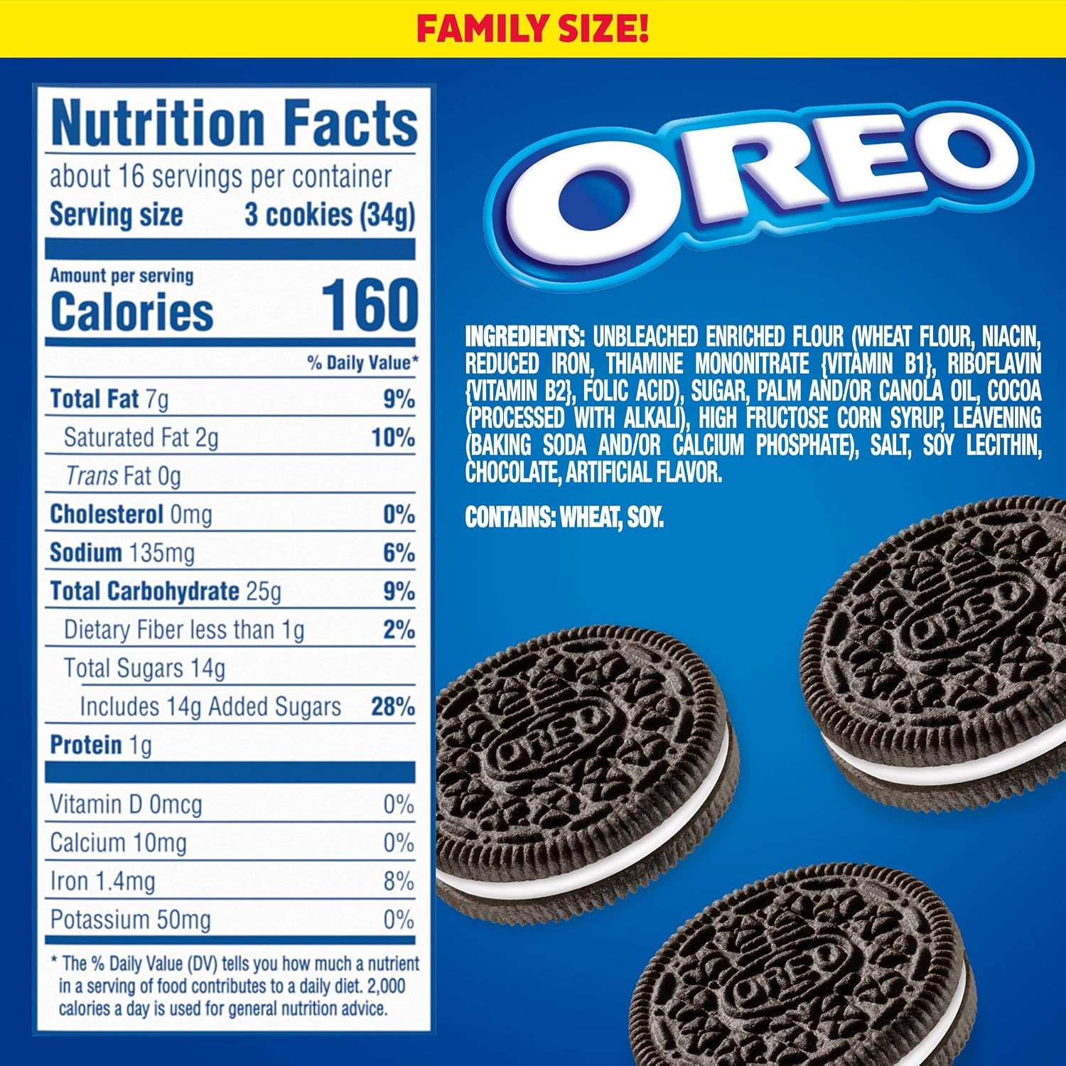 image:imageOREO Chocolate Sandwich Cookies Family Size 3 PacksChocolate
