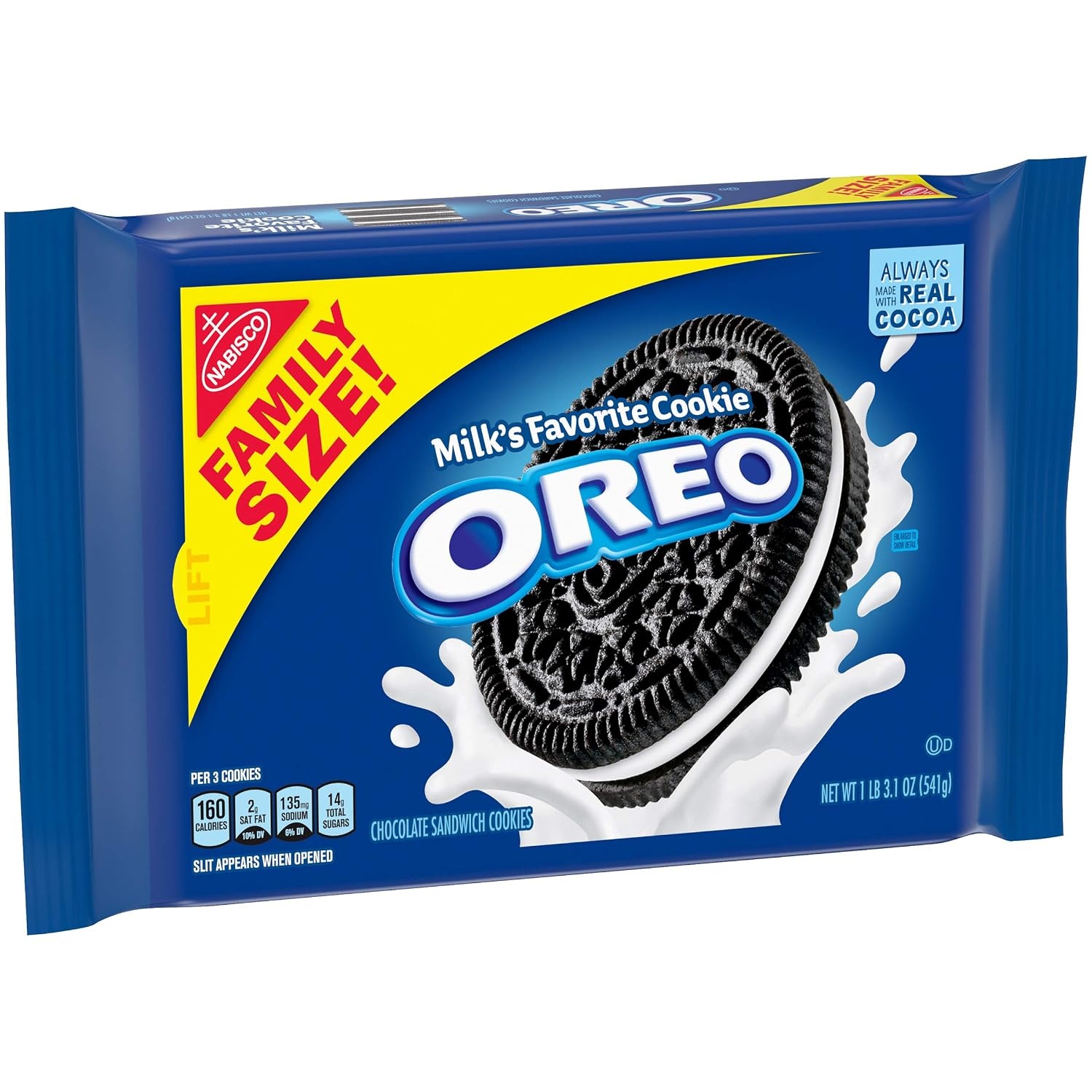 image:imageOREO Chocolate Sandwich Cookies Family Size 3 PacksChocolate