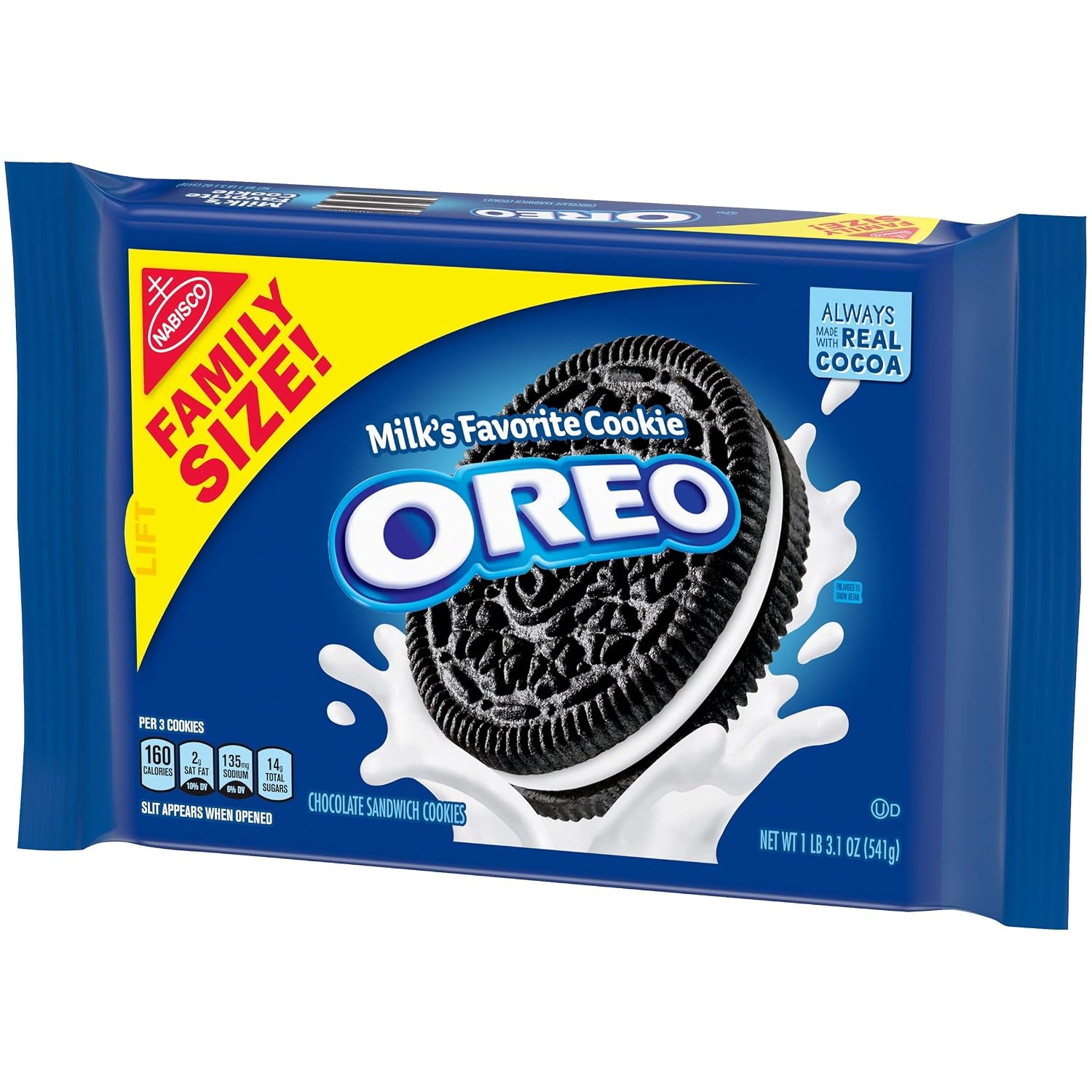 image:imageOREO Chocolate Sandwich Cookies Family Size 3 PacksChocolate