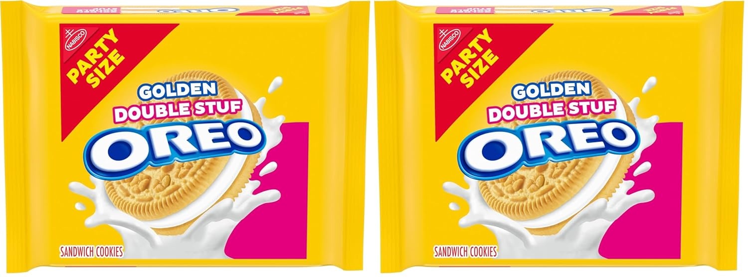 image:imageOREO Chocolate Sandwich Cookies Family Size 3 PacksDouble Stuf Golden