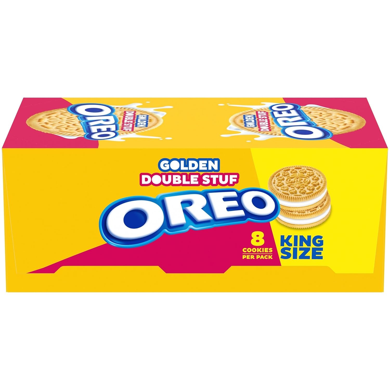 image:imageOREO Chocolate Sandwich Cookies Family Size 3 PacksDouble Stuf Golden