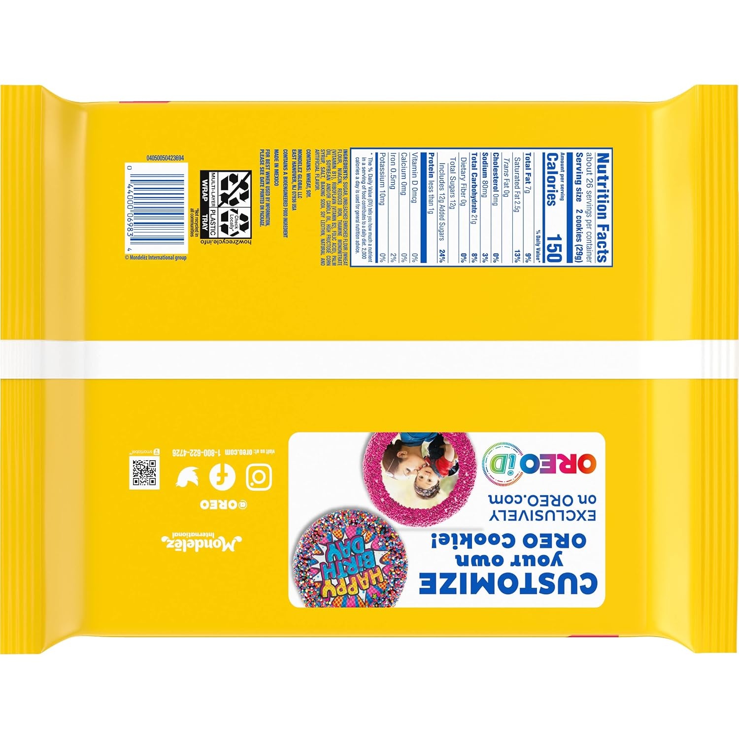 image:imageOREO Chocolate Sandwich Cookies Family Size 3 PacksDouble Stuf Golden