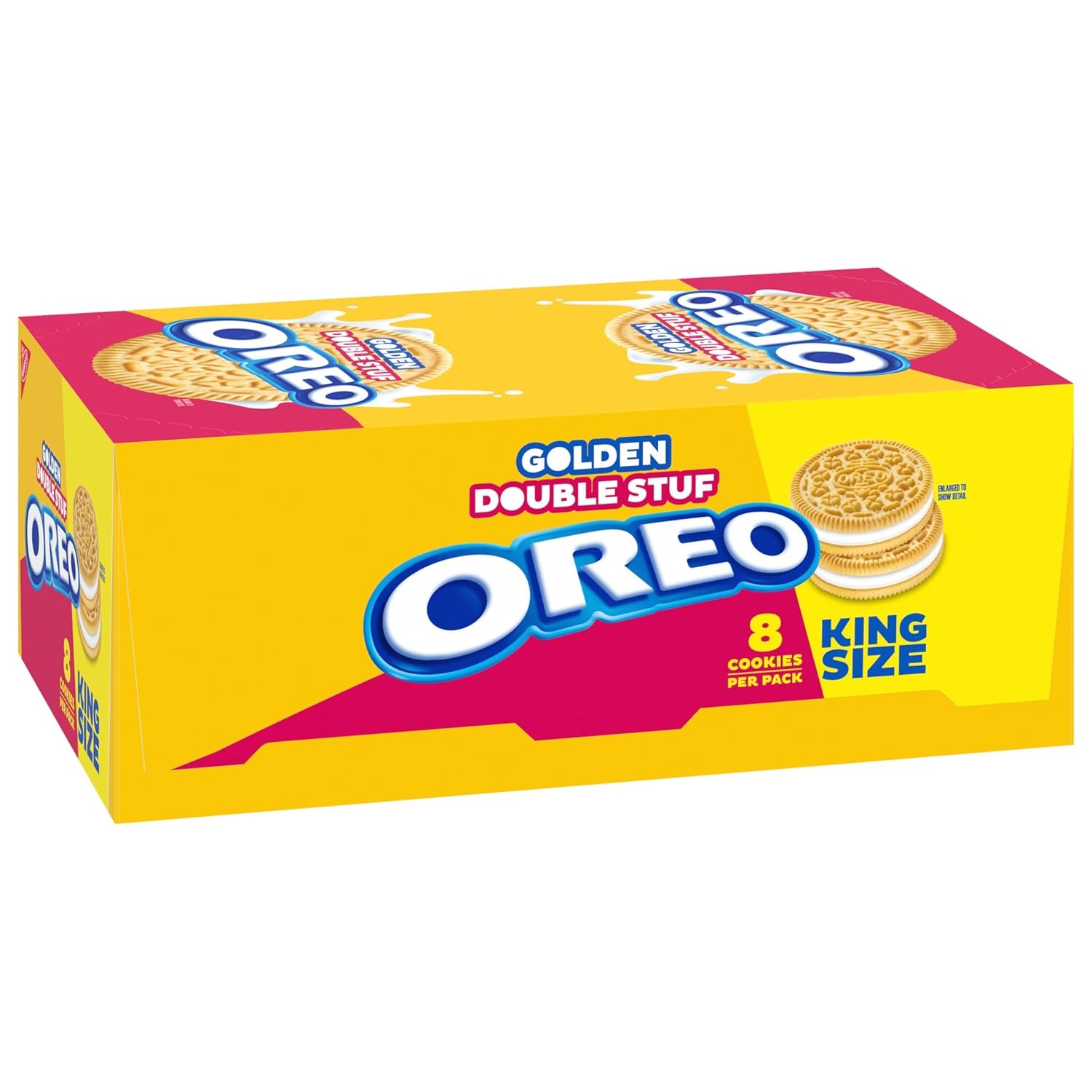 image:imageOREO Chocolate Sandwich Cookies Family Size 3 PacksDouble Stuf Golden