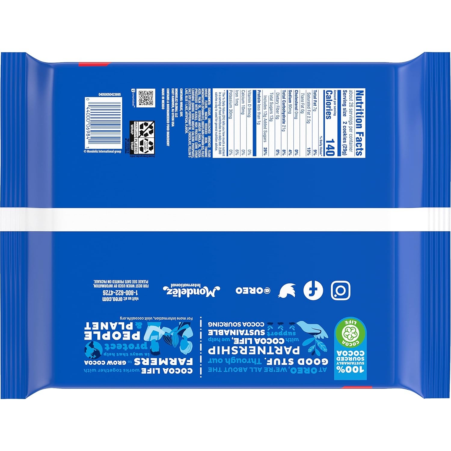 image:imageOREO Chocolate Sandwich Cookies Family Size 3 PacksMint
