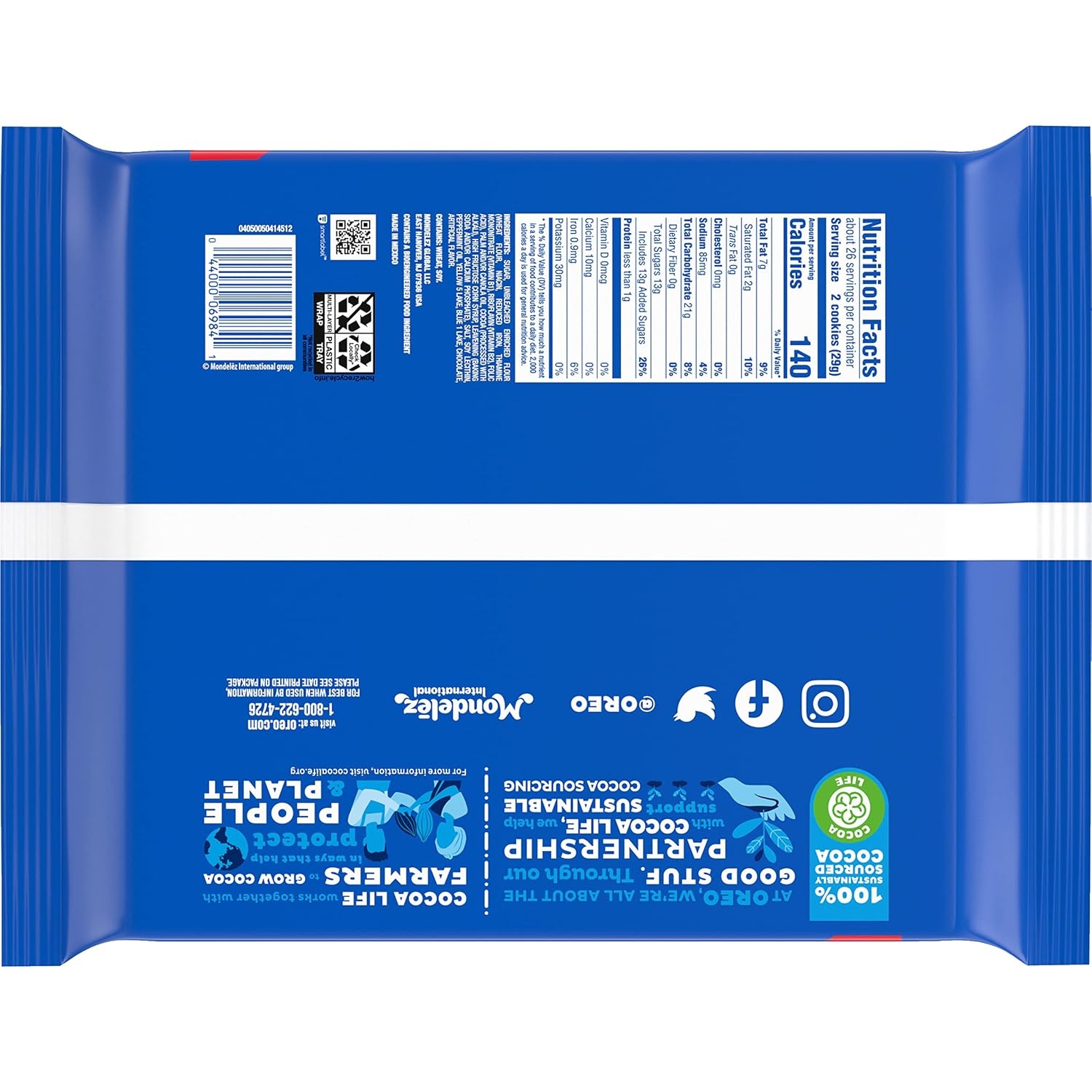 image:imageOREO Chocolate Sandwich Cookies Family Size 3 PacksMint