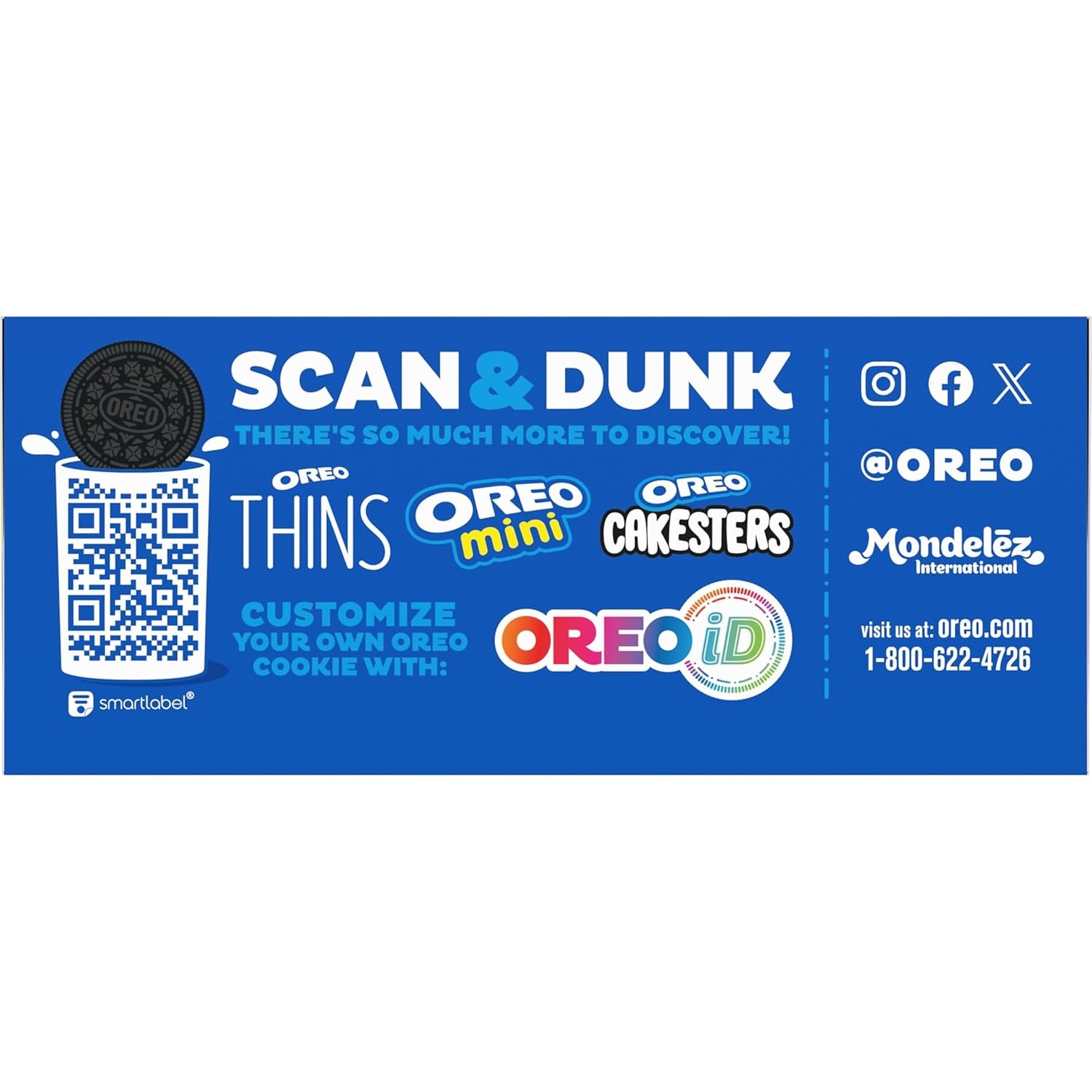 image:imageOREO Chocolate Sandwich Cookies King Size 12 Snack Packs 8 Cookies Per Pack