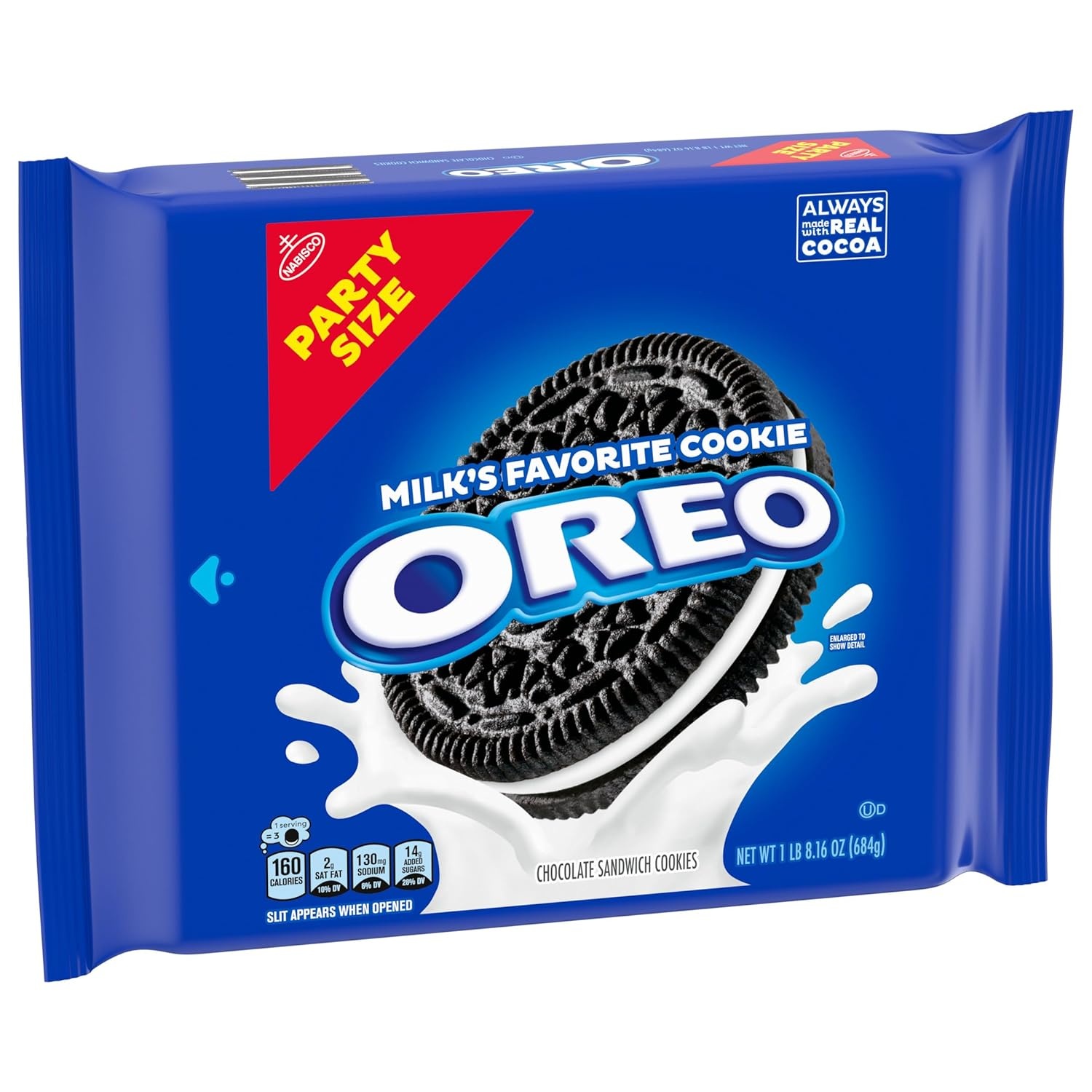 image:imageOREO Chocolate Sandwich Cookies Party Size 2416 oz2416 Ounce Pack of 3