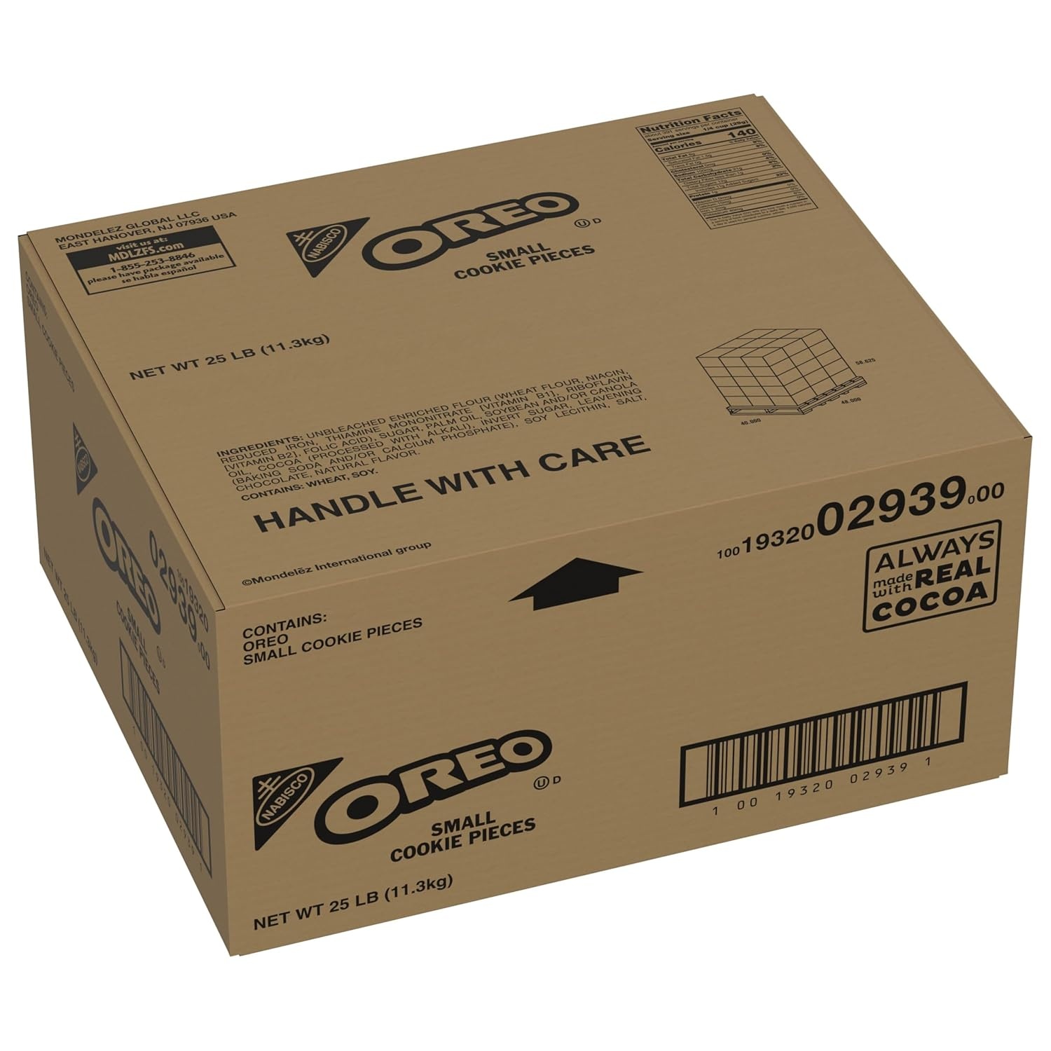 image:imageOREO Chocolate Sandwich Cookies Small Cookie Pieces 25 lb Box