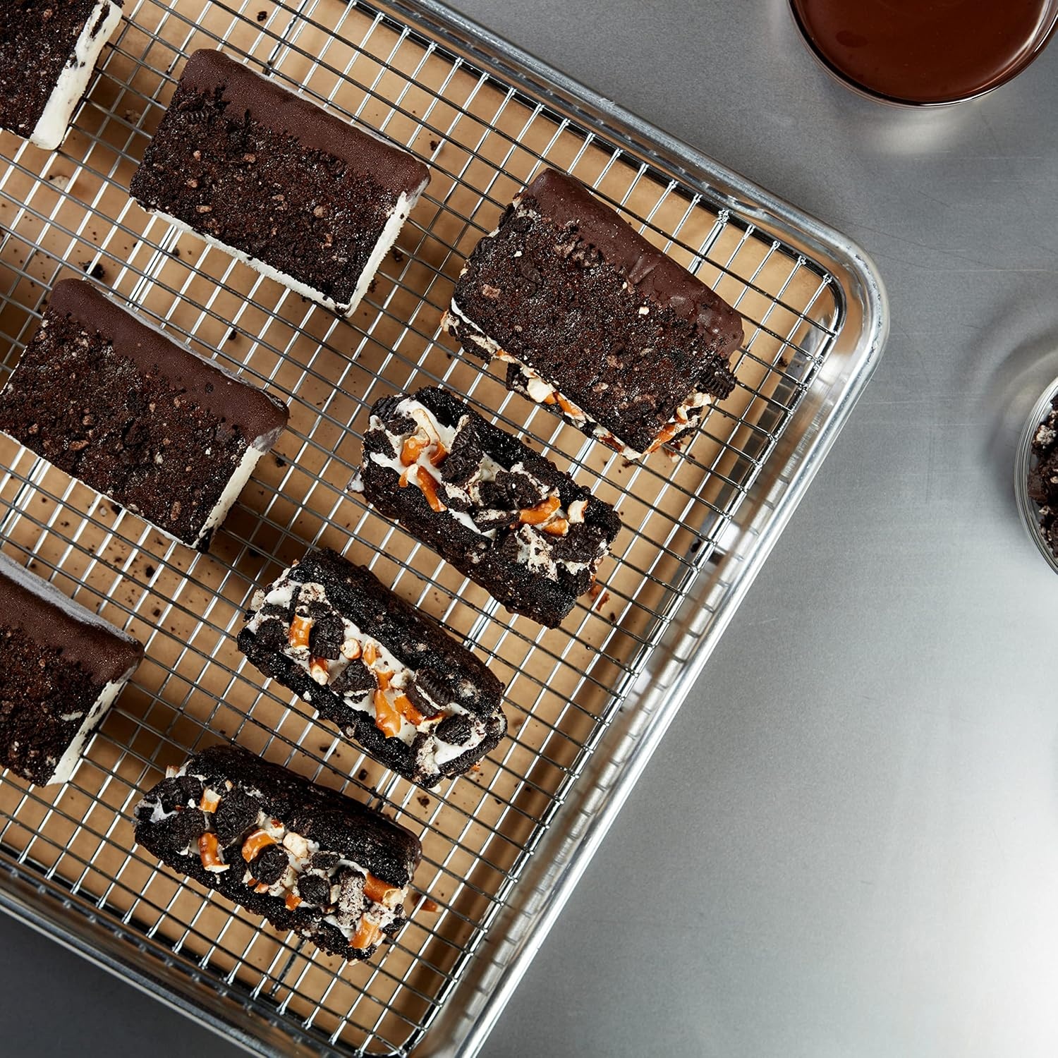 image:imageOREO Chocolate Sandwich Cookies Small Cookie Pieces 25 lb Box