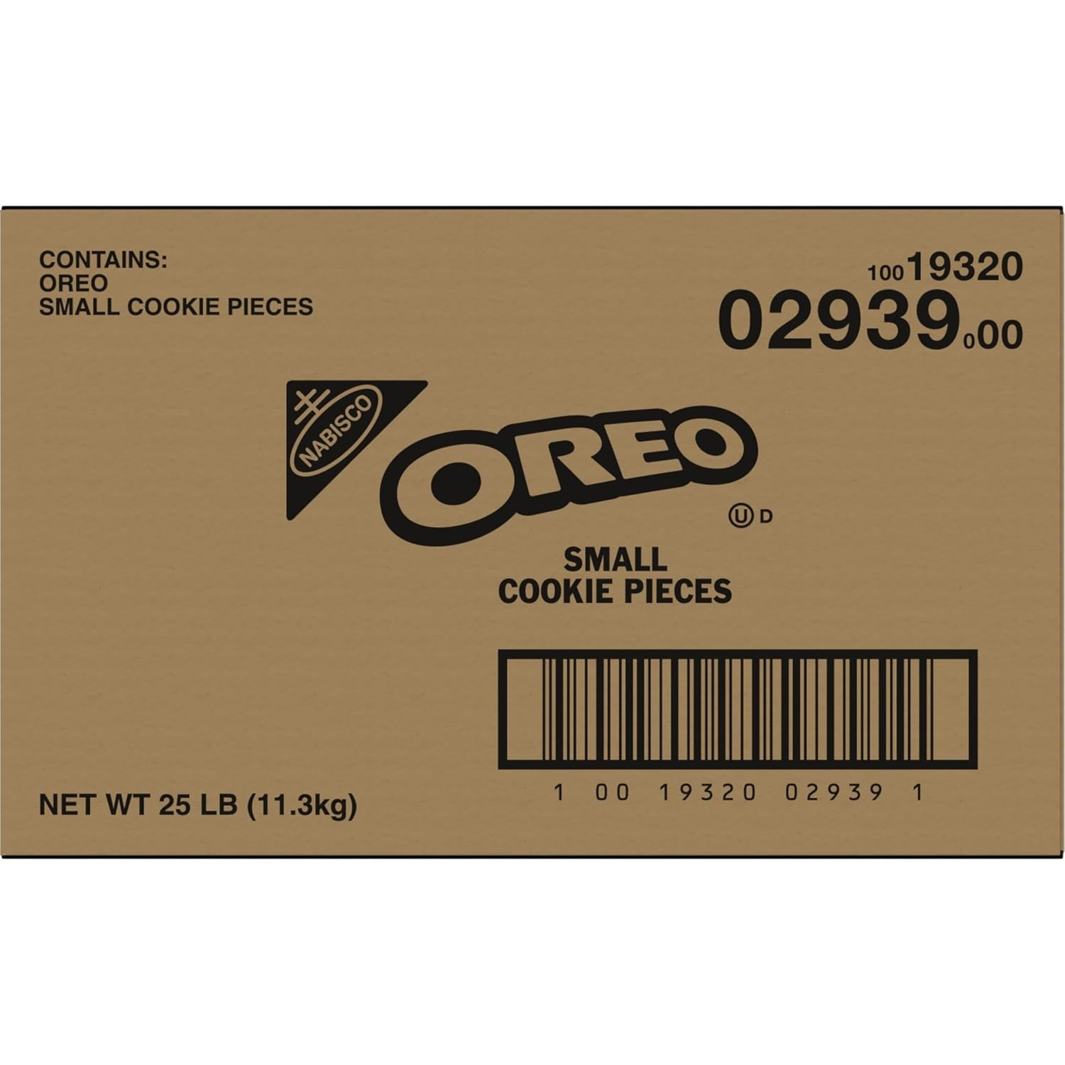 image:imageOREO Chocolate Sandwich Cookies Small Cookie Pieces 25 lb Box