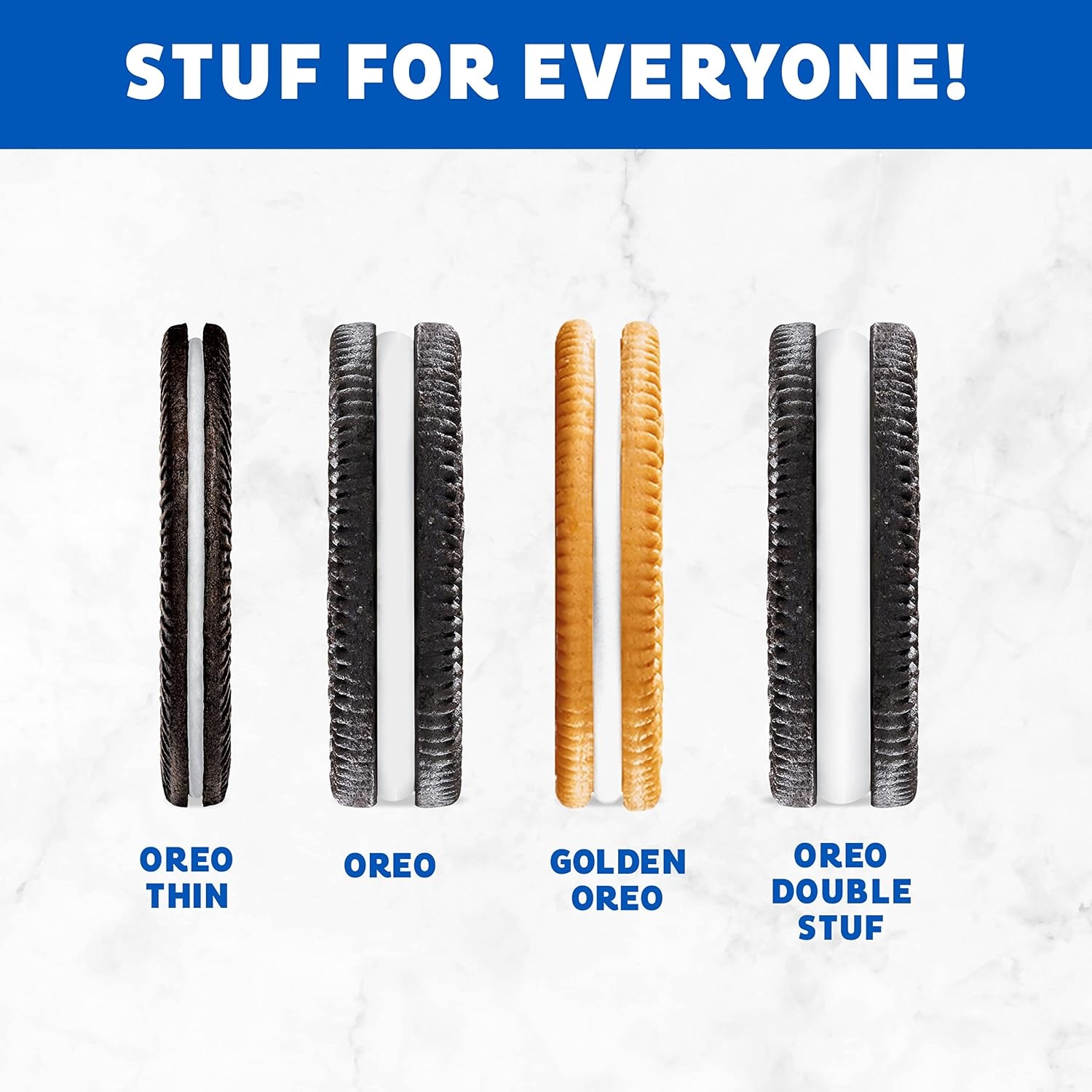image:imageOREO Cookies Variety Pack with Original Golden Double Stuf amp Thins 56 Snack Packs