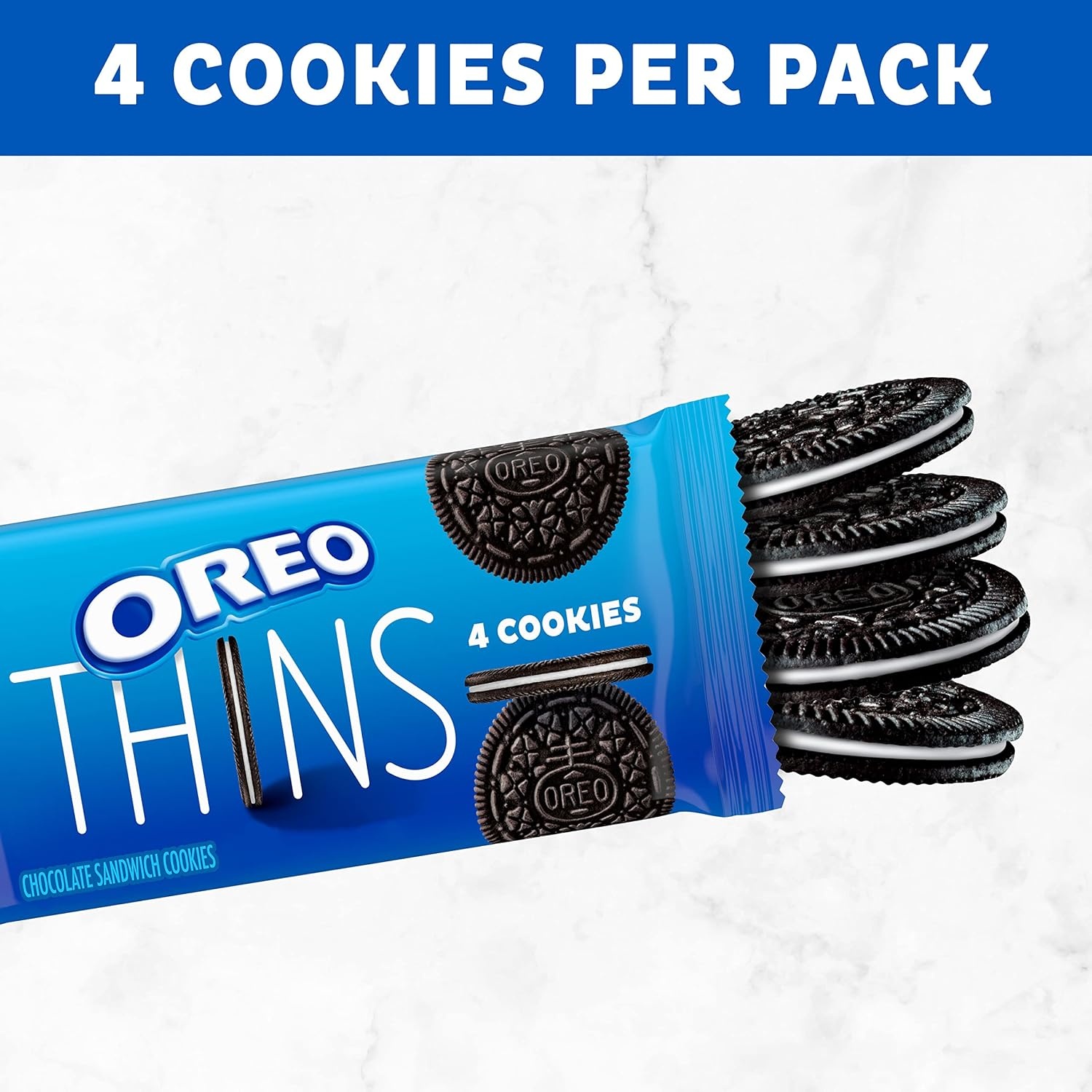image:imageOREO Cookies Variety Pack with Original Golden Double Stuf amp Thins 56 Snack Packs