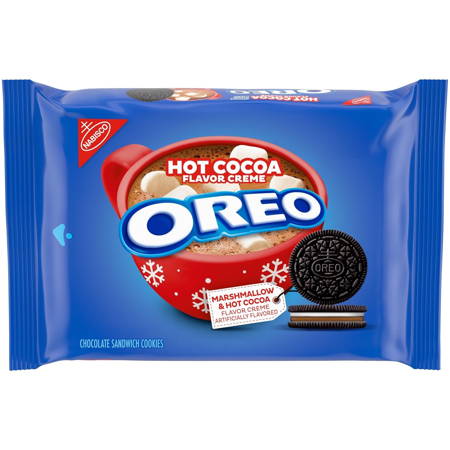 image:imageOREO Double Stuf Chocolate Sandwich Cookies Family Size 3 PacksChocolate