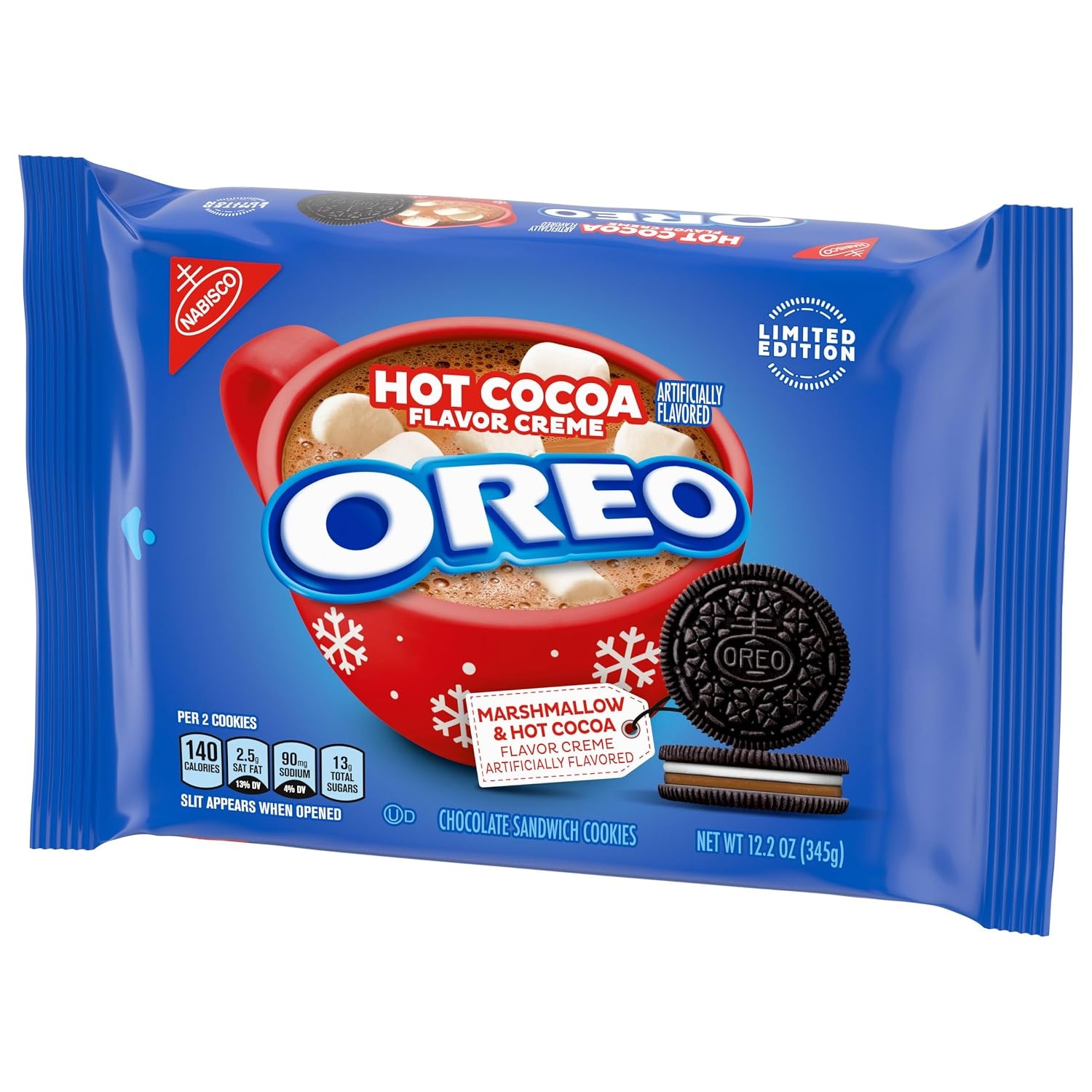 image:imageOREO Double Stuf Chocolate Sandwich Cookies Family Size 3 PacksChocolate