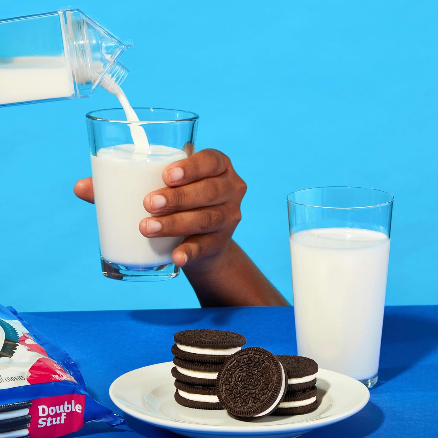 image:imageOREO Double Stuf Chocolate Sandwich Cookies Family Size 3 PacksChocolate