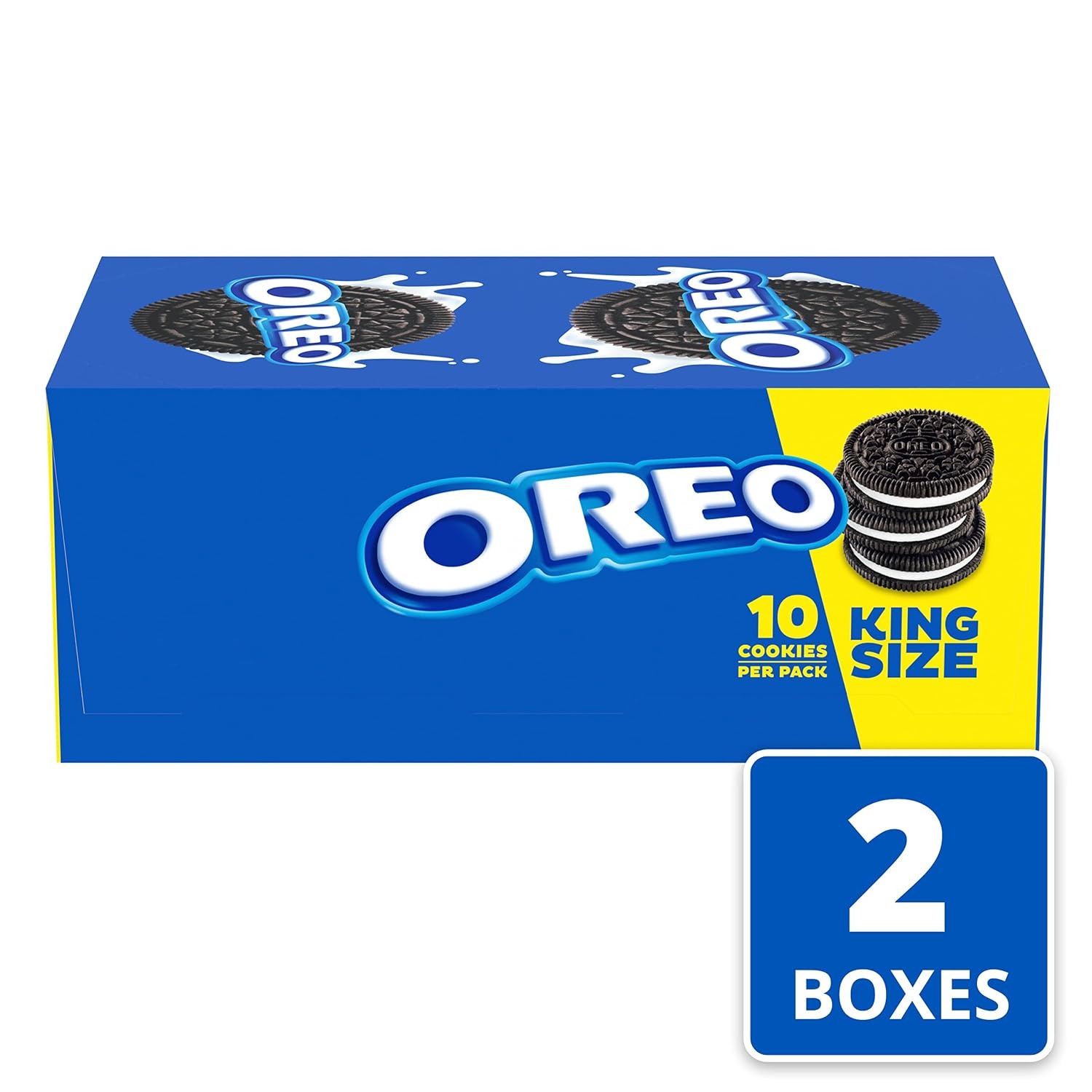 image:imageOREO Double Stuf Chocolate Sandwich Cookies Family Size 3 PacksChocolate