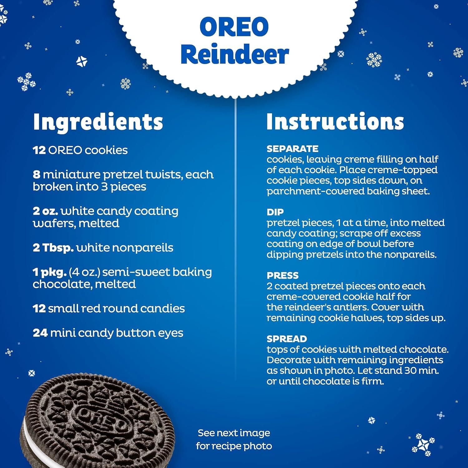 image:imageOREO Double Stuf Chocolate Sandwich Cookies Family Size 3 PacksChocolate