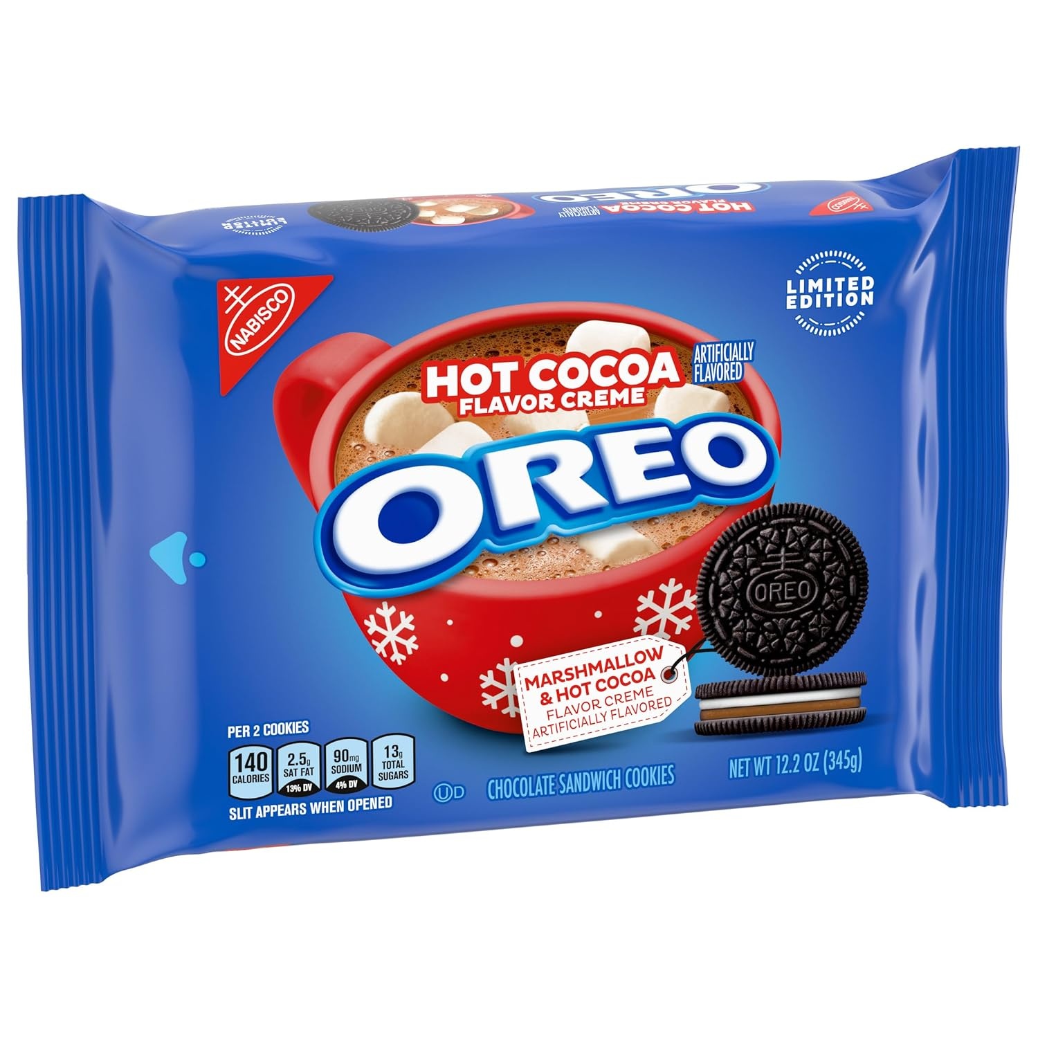 image:imageOREO Double Stuf Chocolate Sandwich Cookies Family Size 3 PacksChocolate