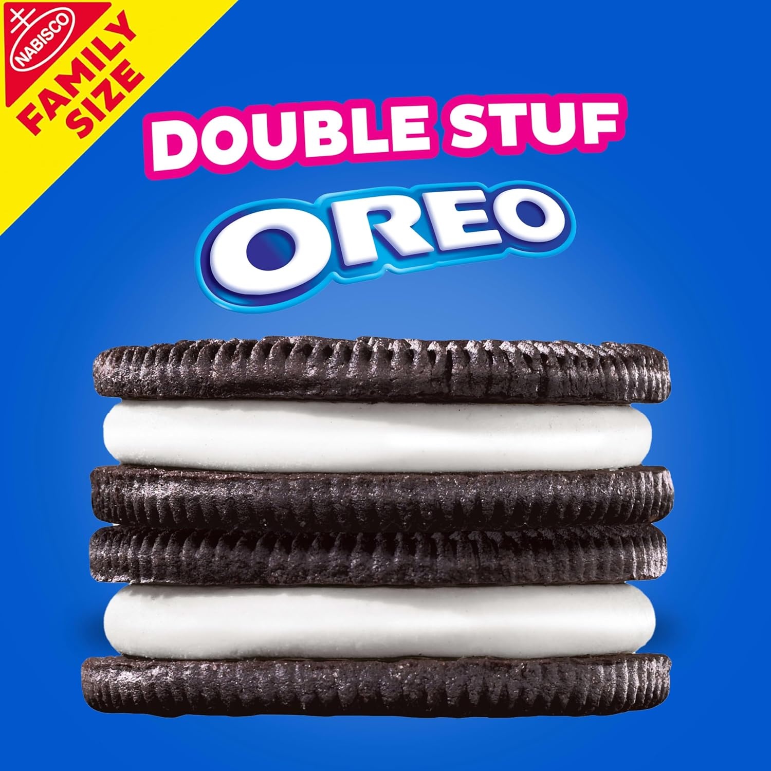 image:imageOREO Double Stuf Chocolate Sandwich Cookies Family Size 3 PacksChocolate