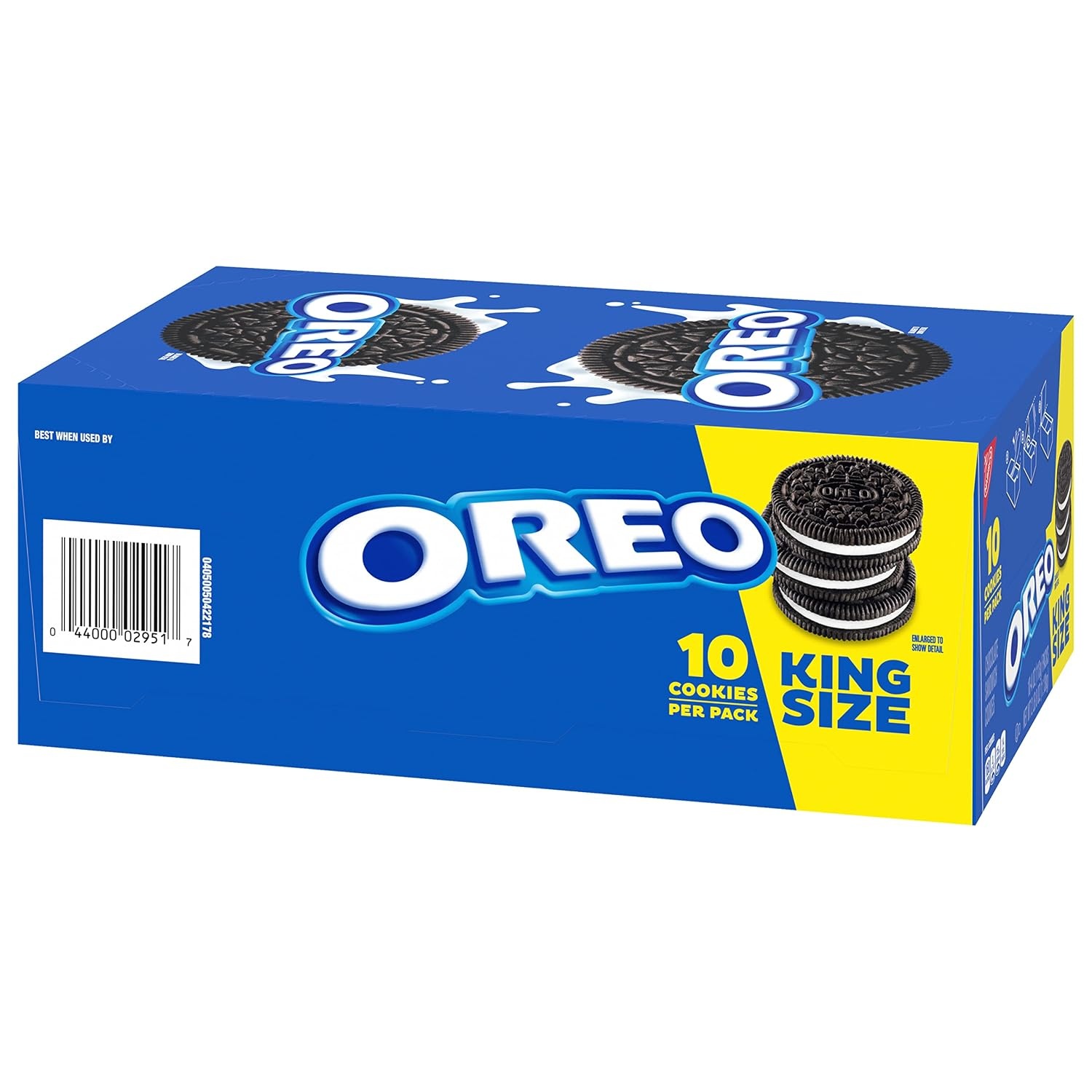 image:imageOREO Double Stuf Chocolate Sandwich Cookies Family Size 3 PacksChocolate