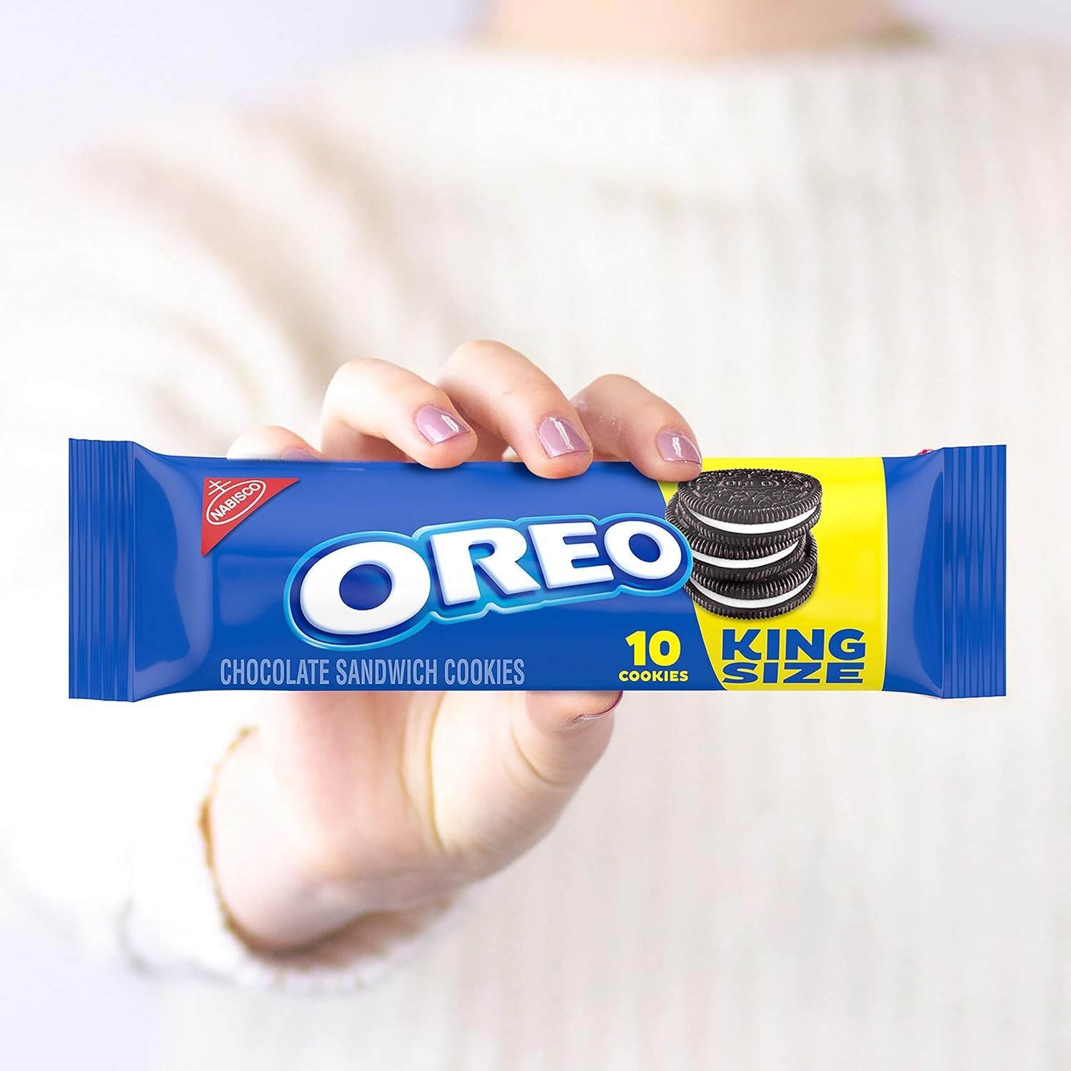 image:imageOREO Double Stuf Chocolate Sandwich Cookies Family Size 3 PacksChocolate