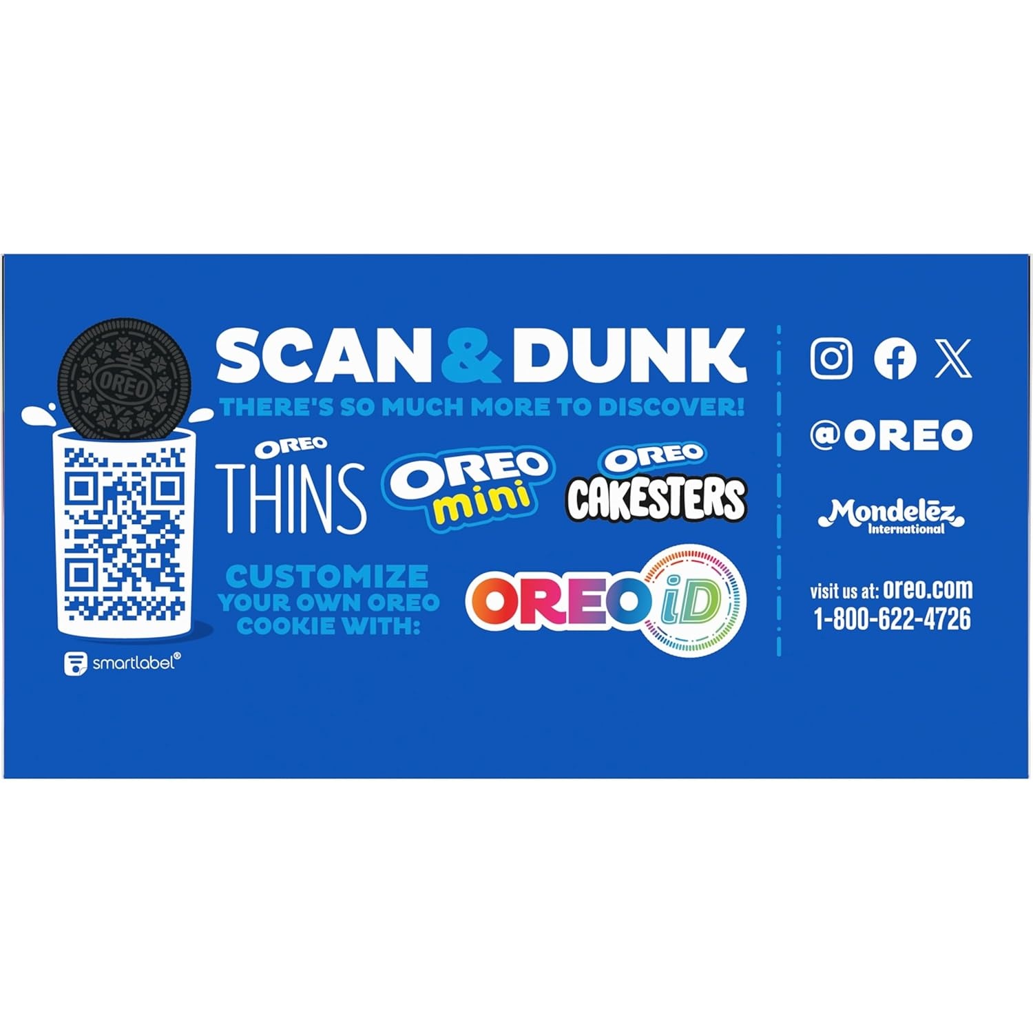 image:imageOREO Double Stuf Chocolate Sandwich Cookies King Size 12 Snack Packs 8 Cookies Per PackAvailable Now