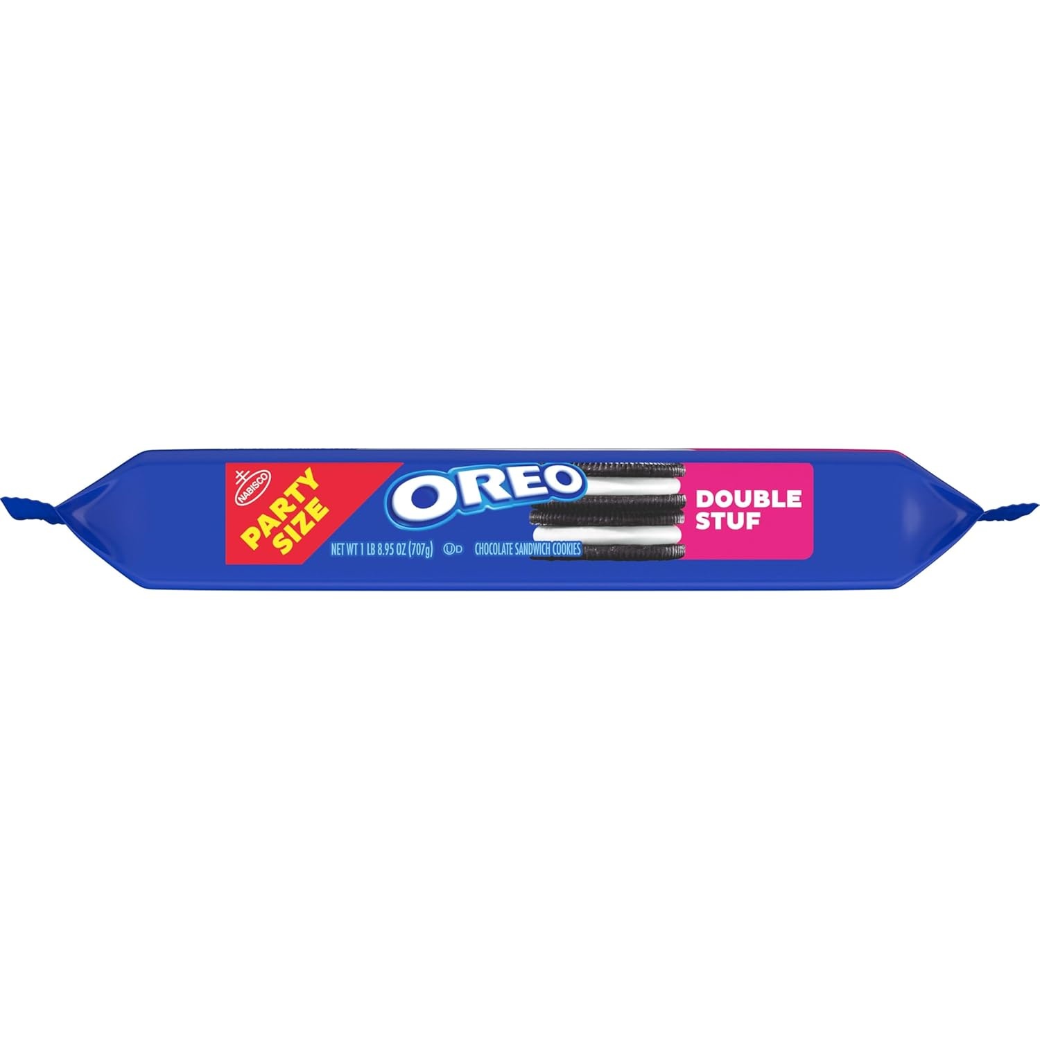 image:imageOREO Double Stuf Chocolate Sandwich Cookies Party Size 2495 oz2495 Ounce Pack of 1